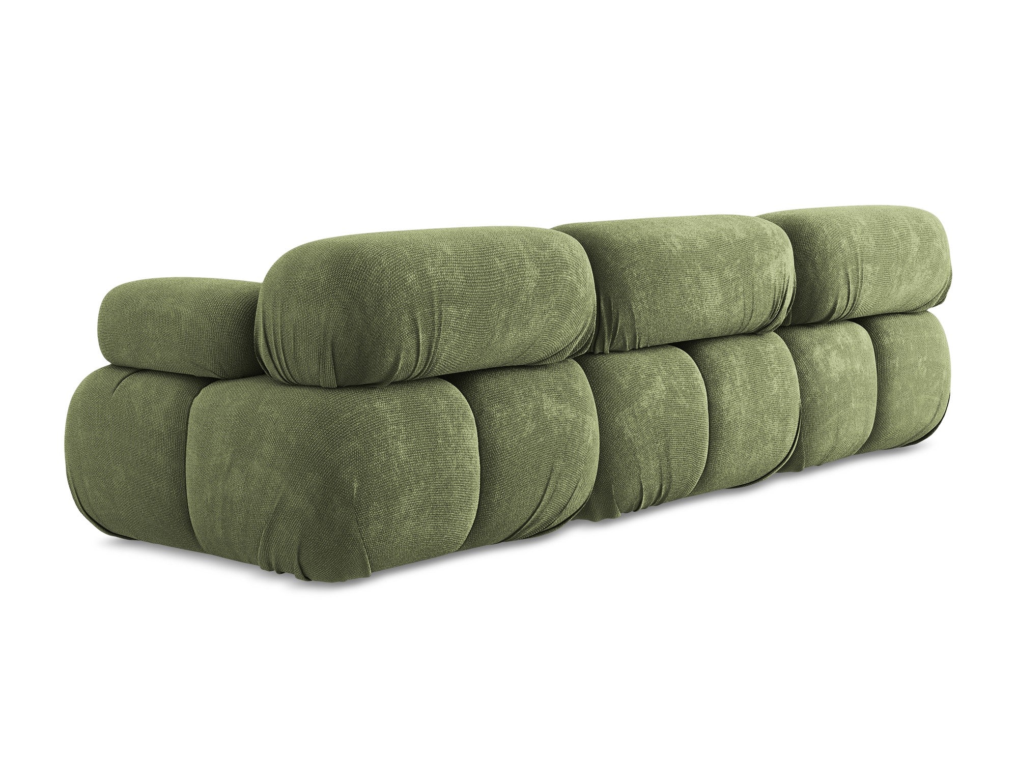 Modulares 3-Sitzer-Sofa LOKUA grün Chenille