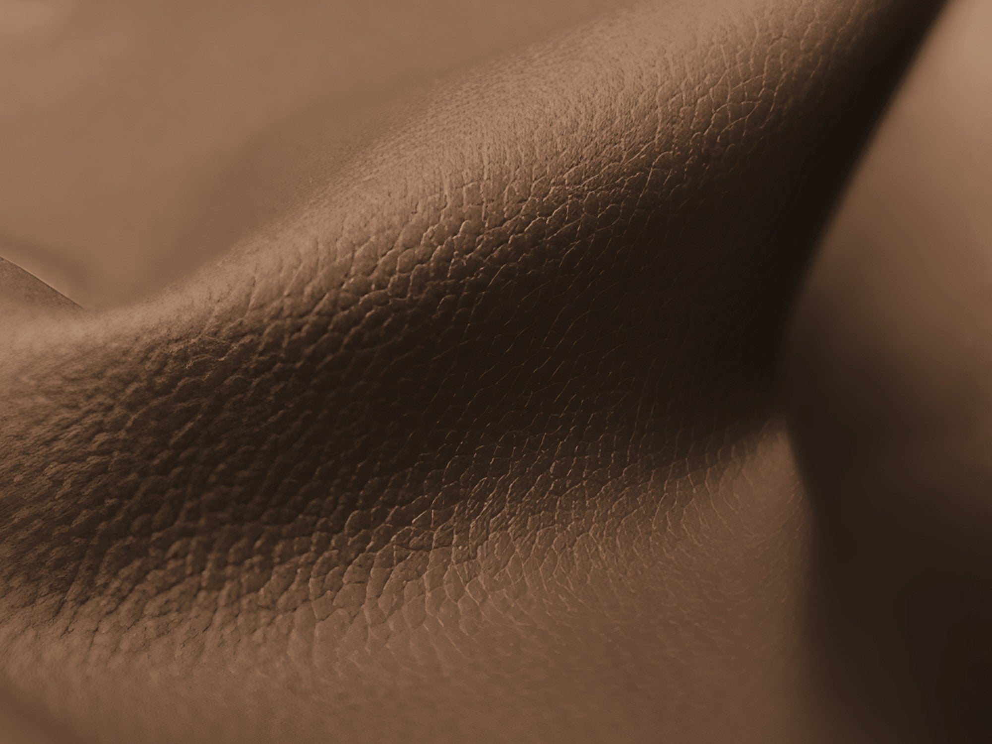 Modularer Universalecksofa LOKUA aus schokoladenbraunem Kunstleder