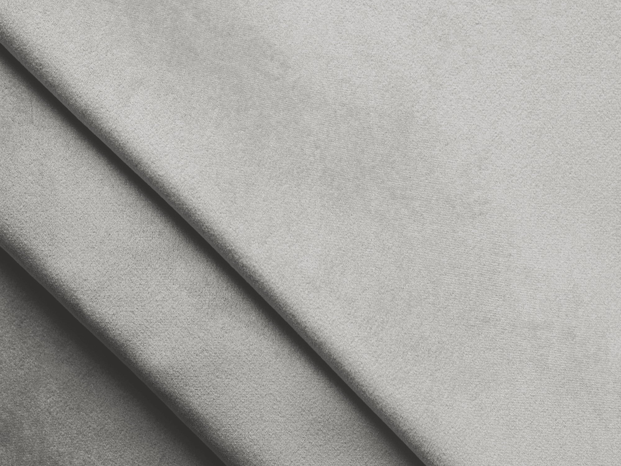 Modularer Samt-Ecksofa links LOKUA silber