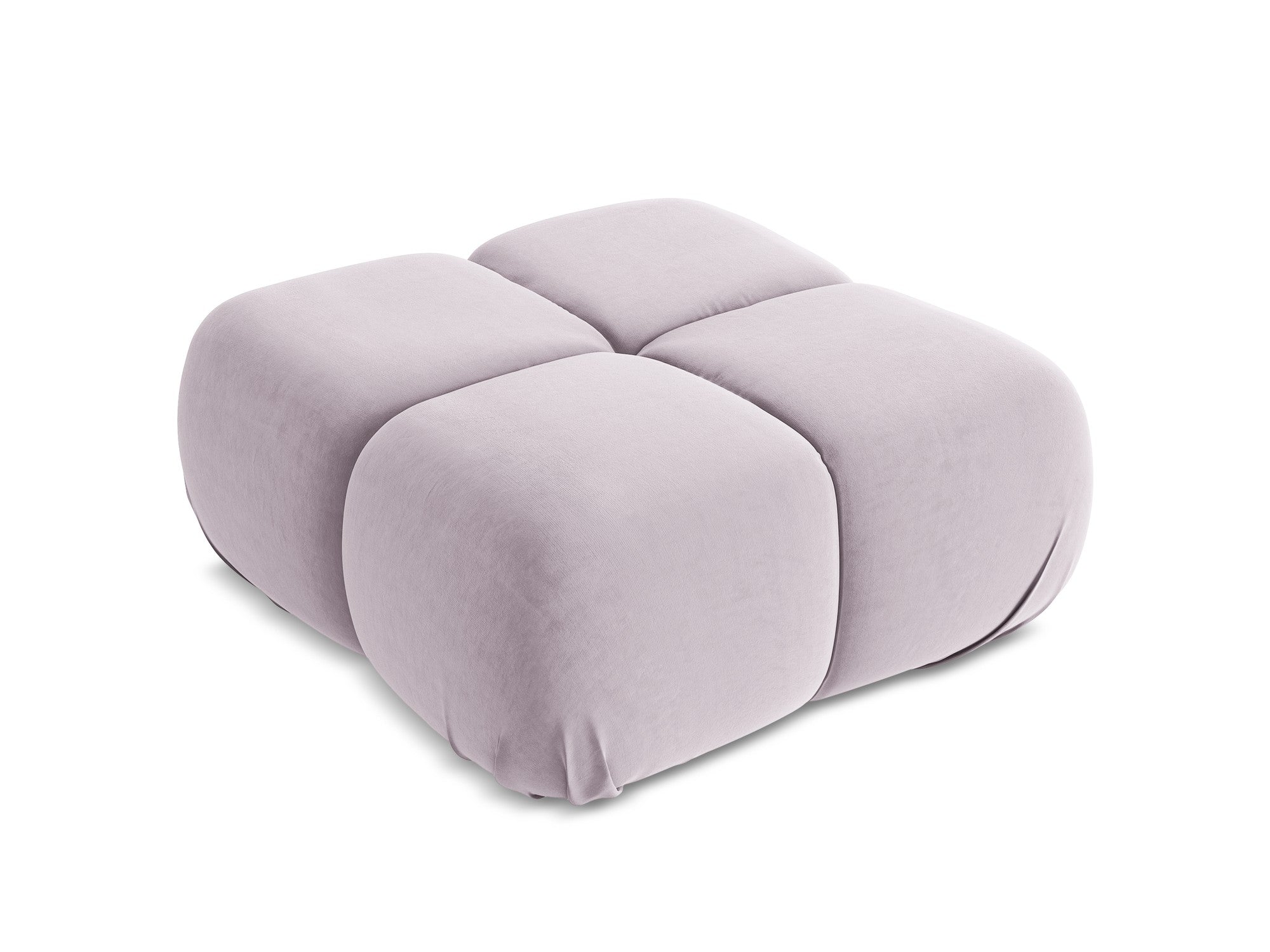 Hocker / samtiger Modul LOKUA lavendel