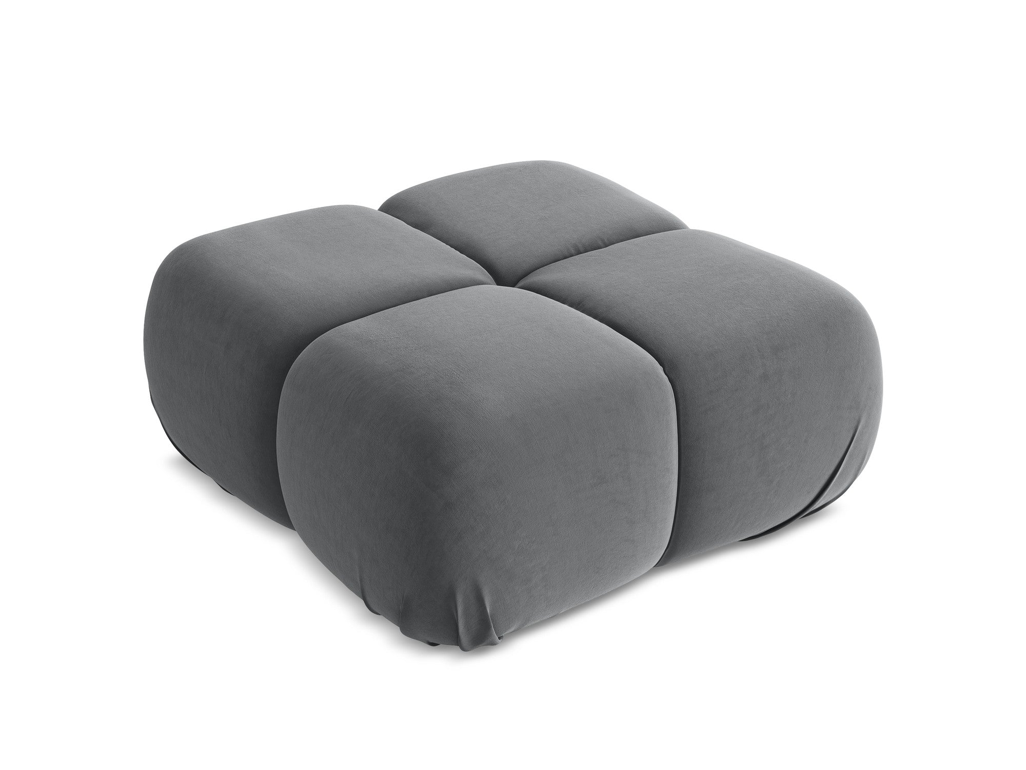 Hocker / Samtmodul LOKUA stahlgrau