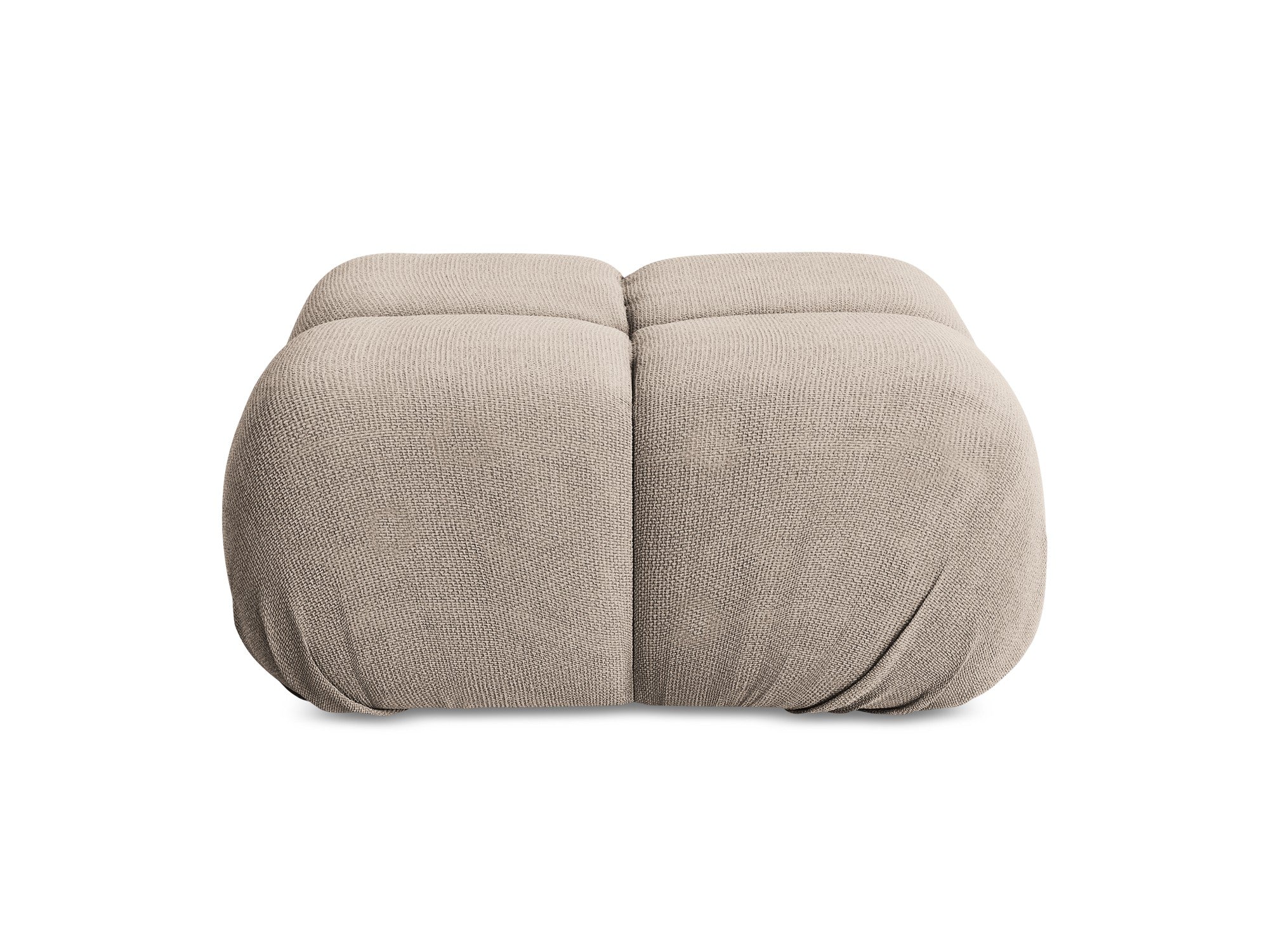 Pouf / module LOKUA dark beige chenille