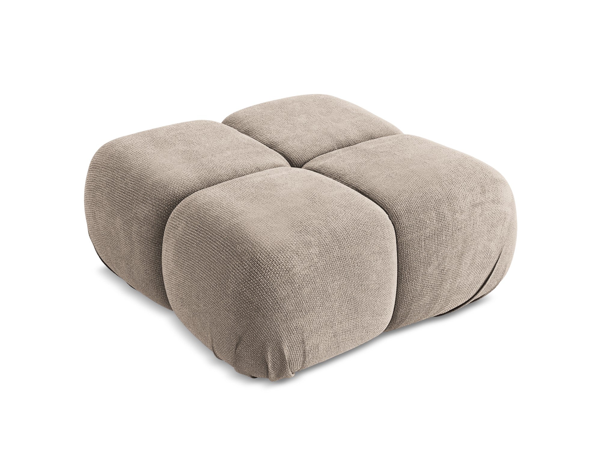 Pouf / module LOKUA dark beige chenille