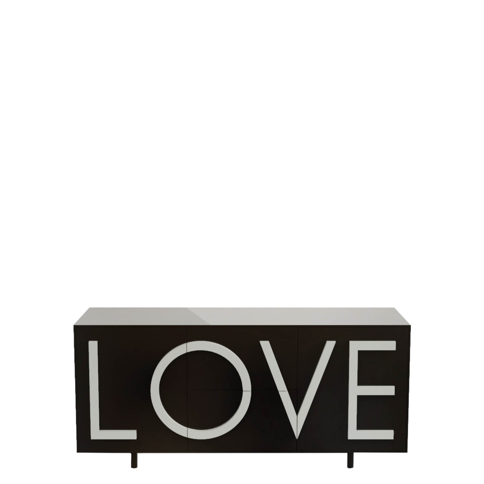 Chest of drawers Love black
