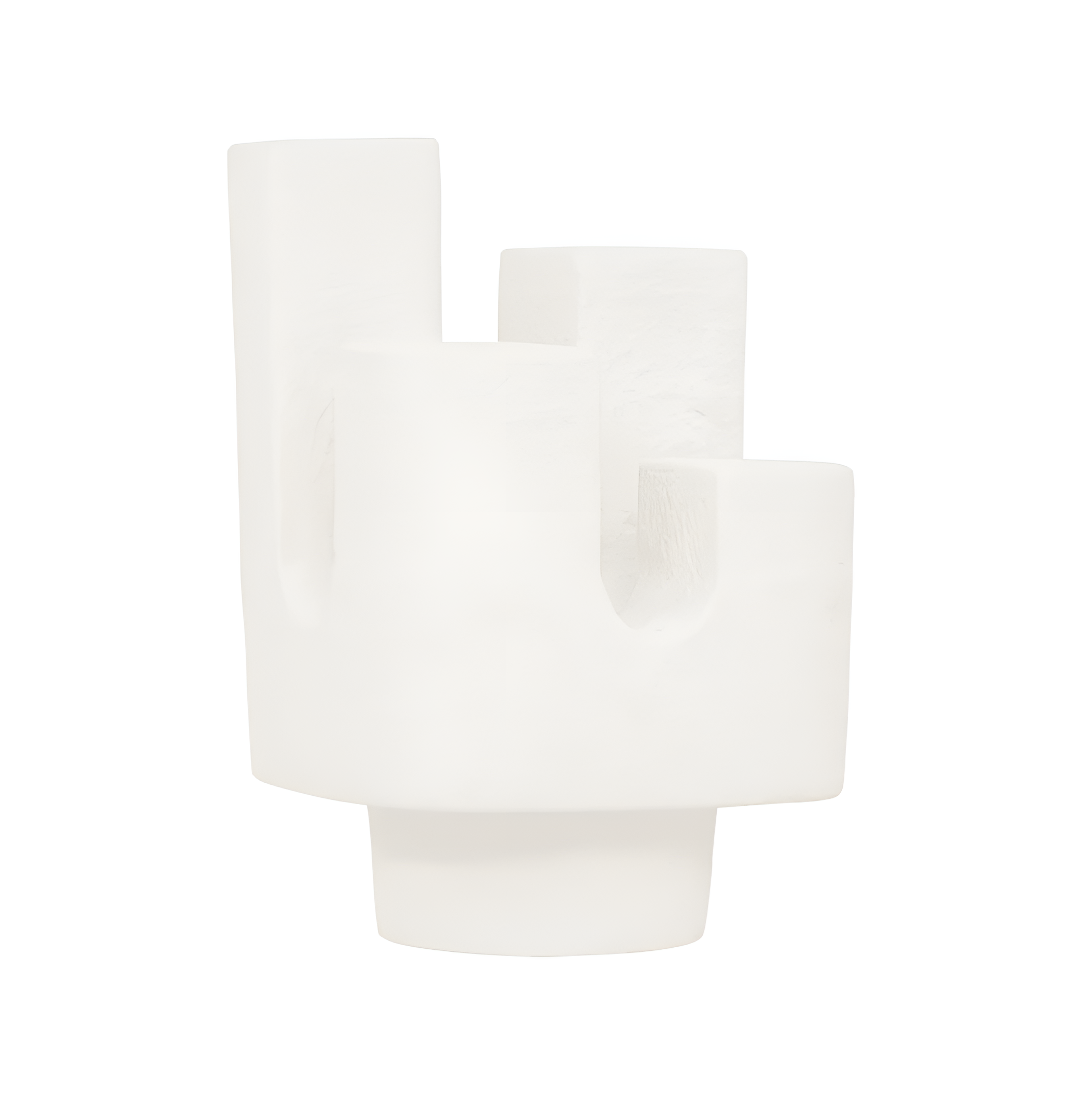 Lampa stołowa CUARTO biała ceramika