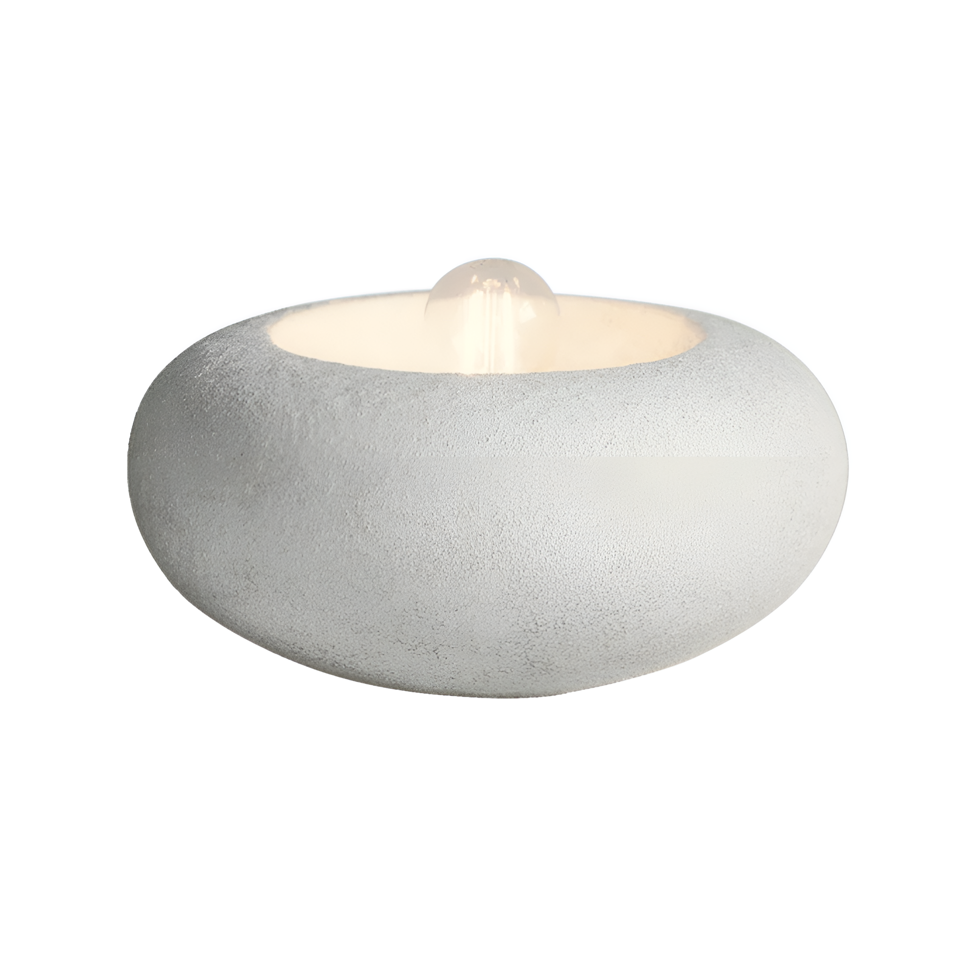 Lampa stołowa IZUMI jasnoszara ceramika