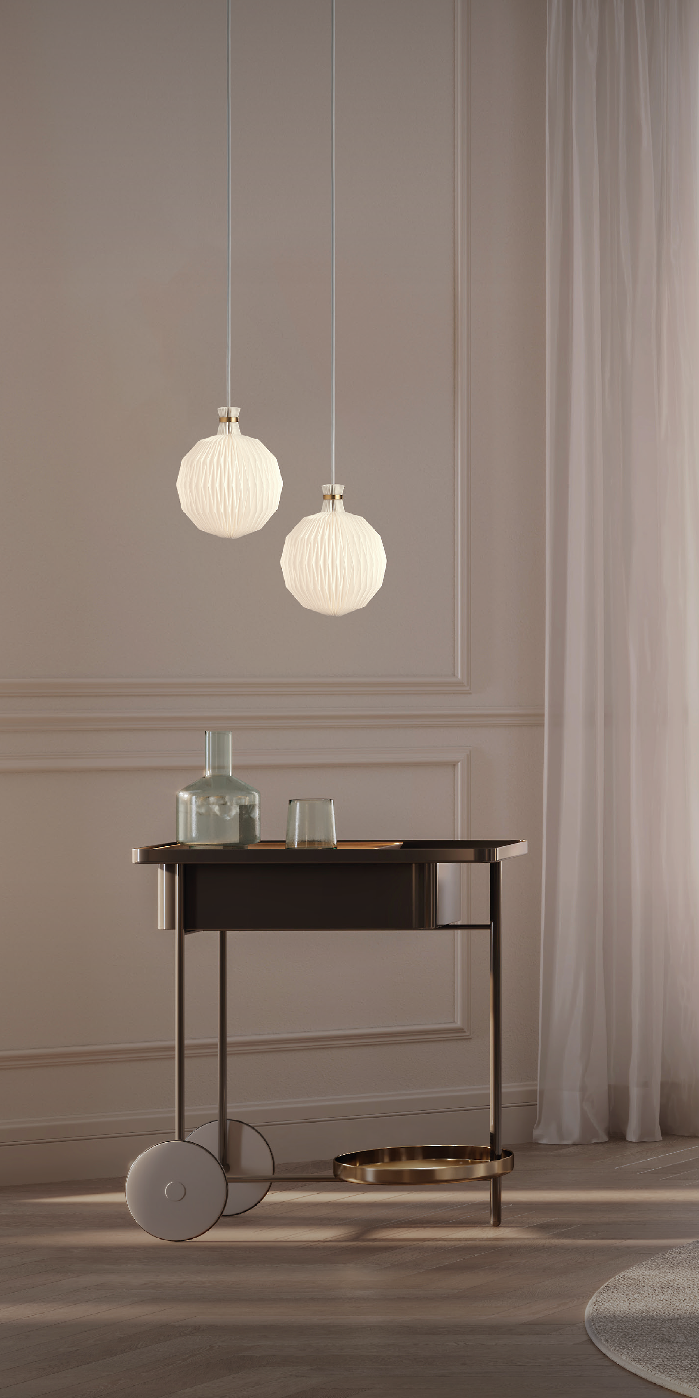 Pendant lamp MODEL 101 white