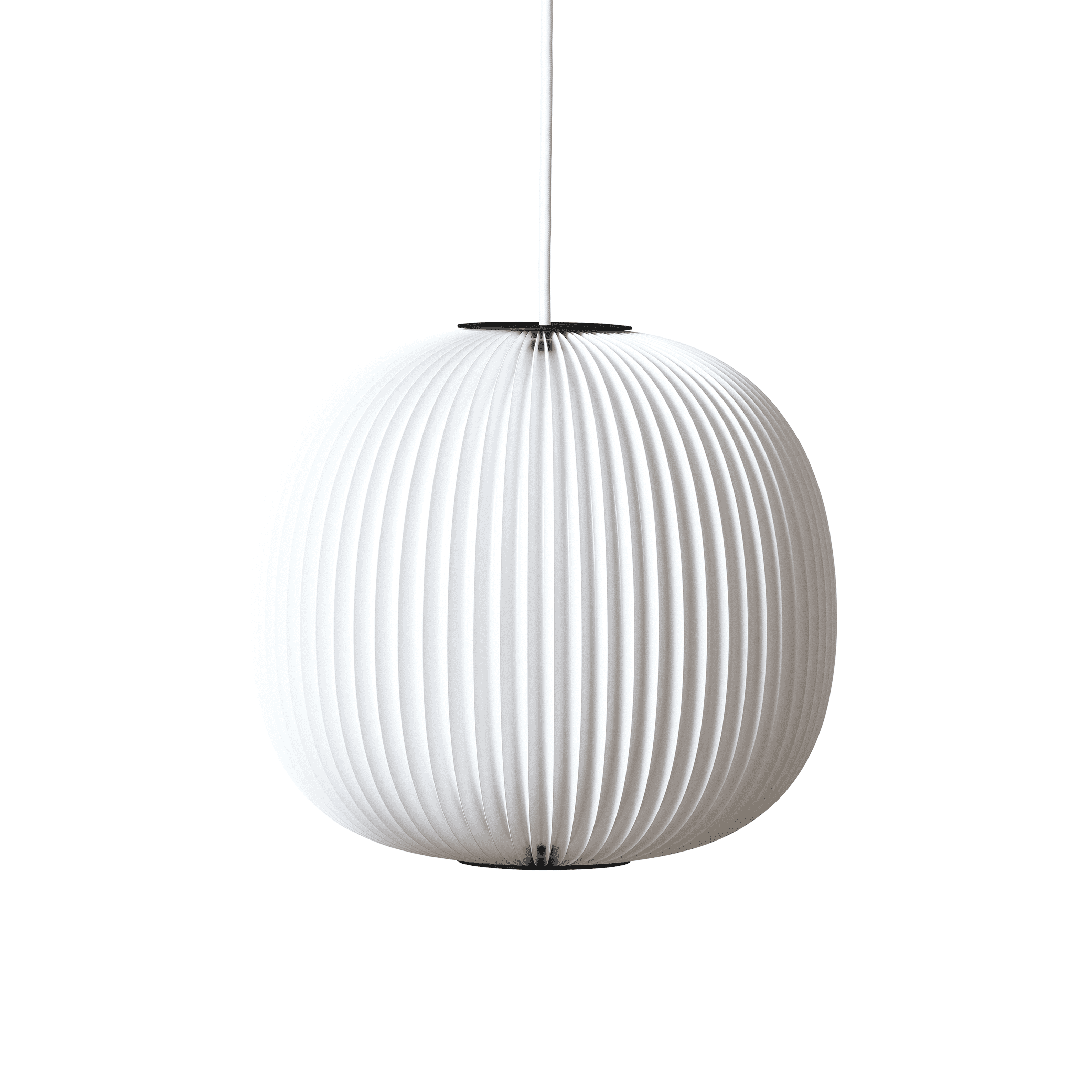 Hanging Lamp MODEL 134 LAMELLA 3 white with black finish