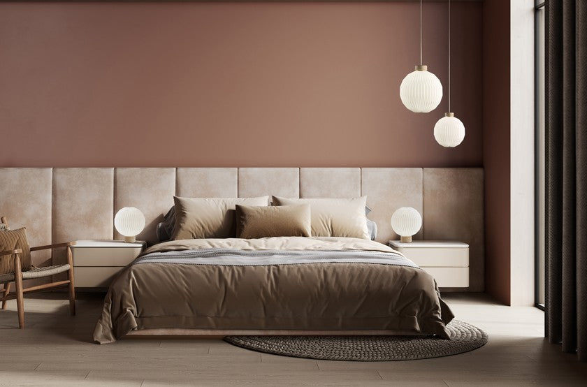 Table lamp MODEL 375 white with a light oak base