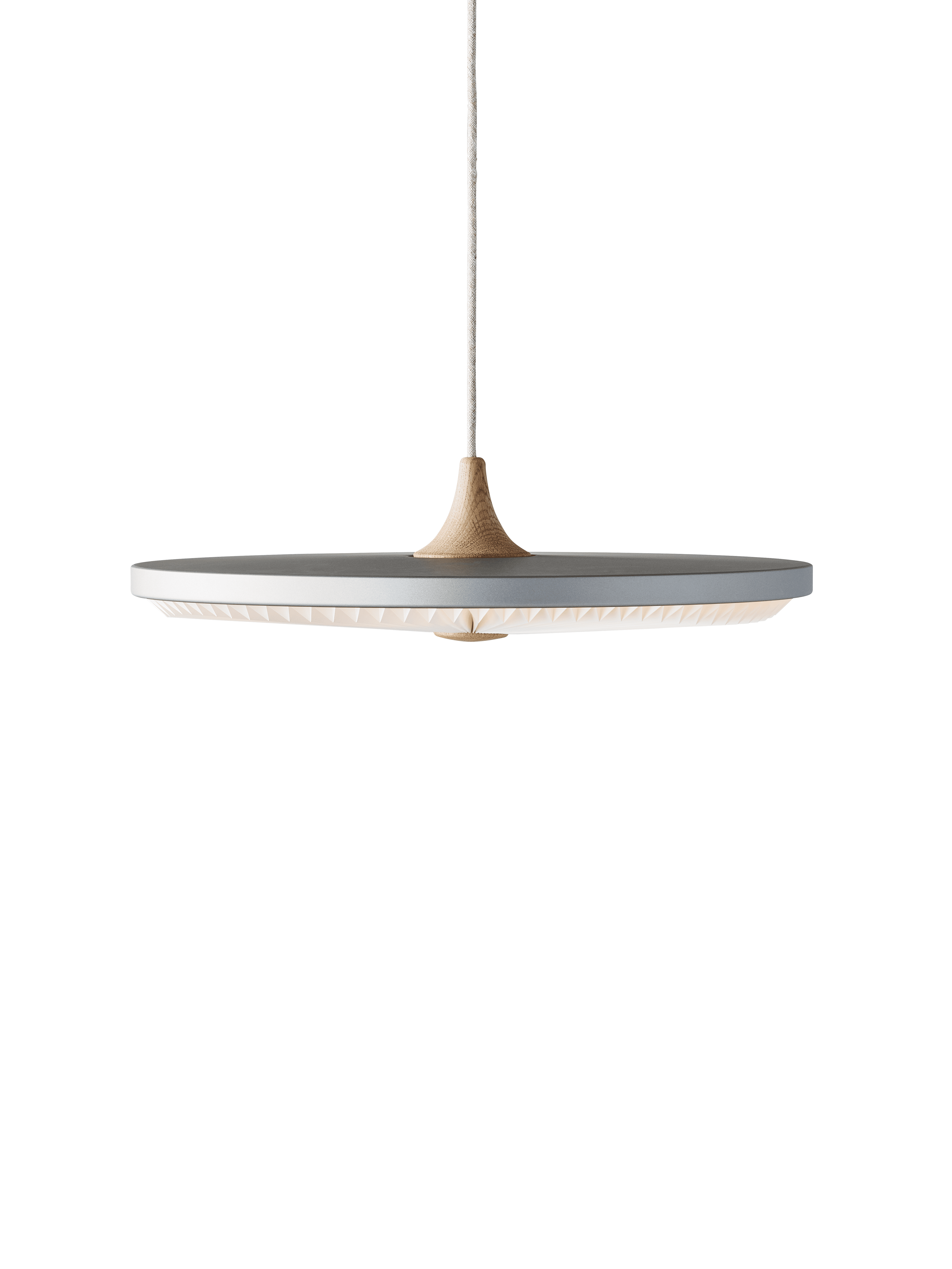 Pendelleuchte MODELL 198 SOLEIL helles Eichenholz