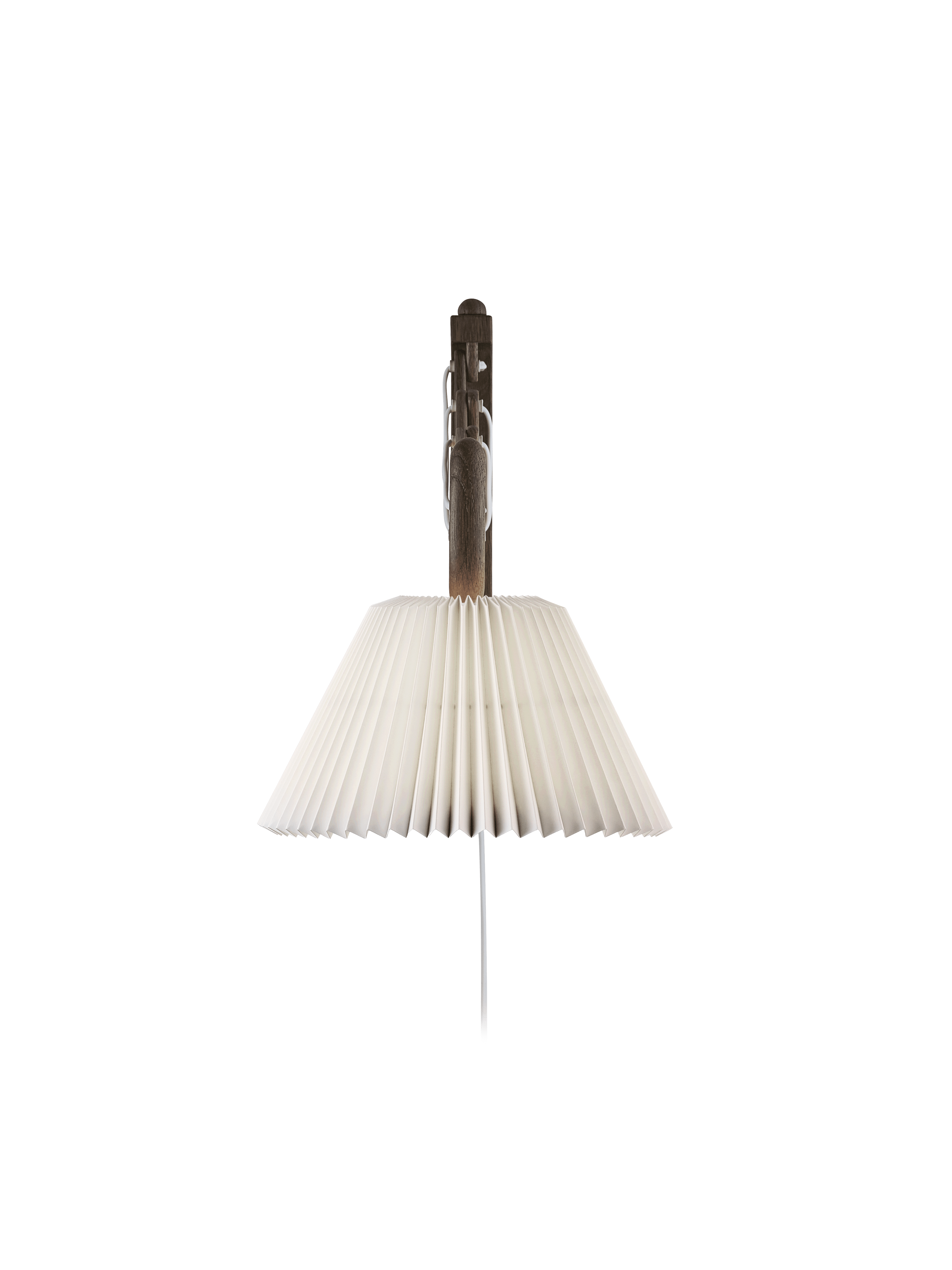 Wall lamp MODEL 223 2/17 SAX white with dark oak base
