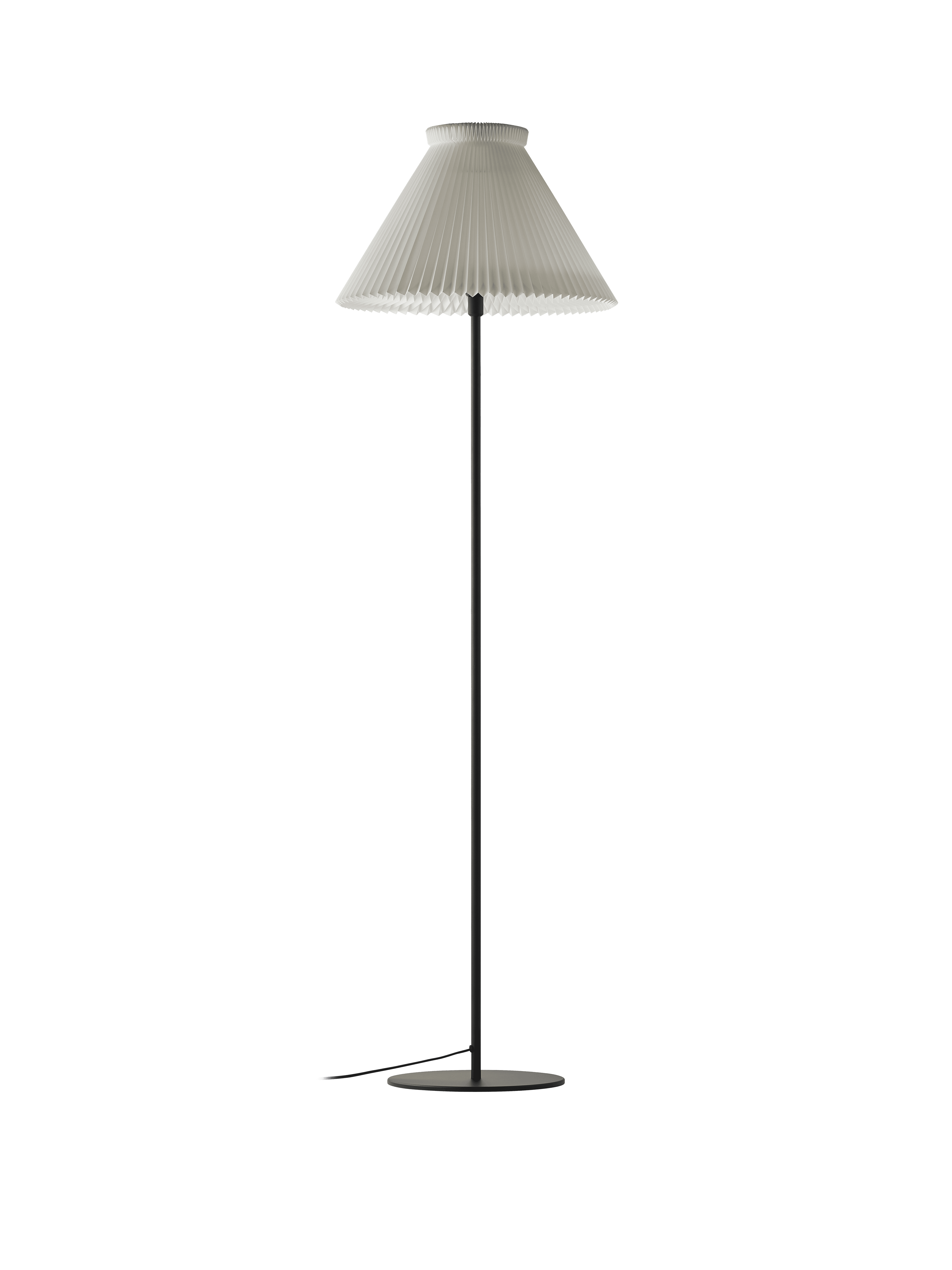 Floor lamp MODEL 334 white with black base