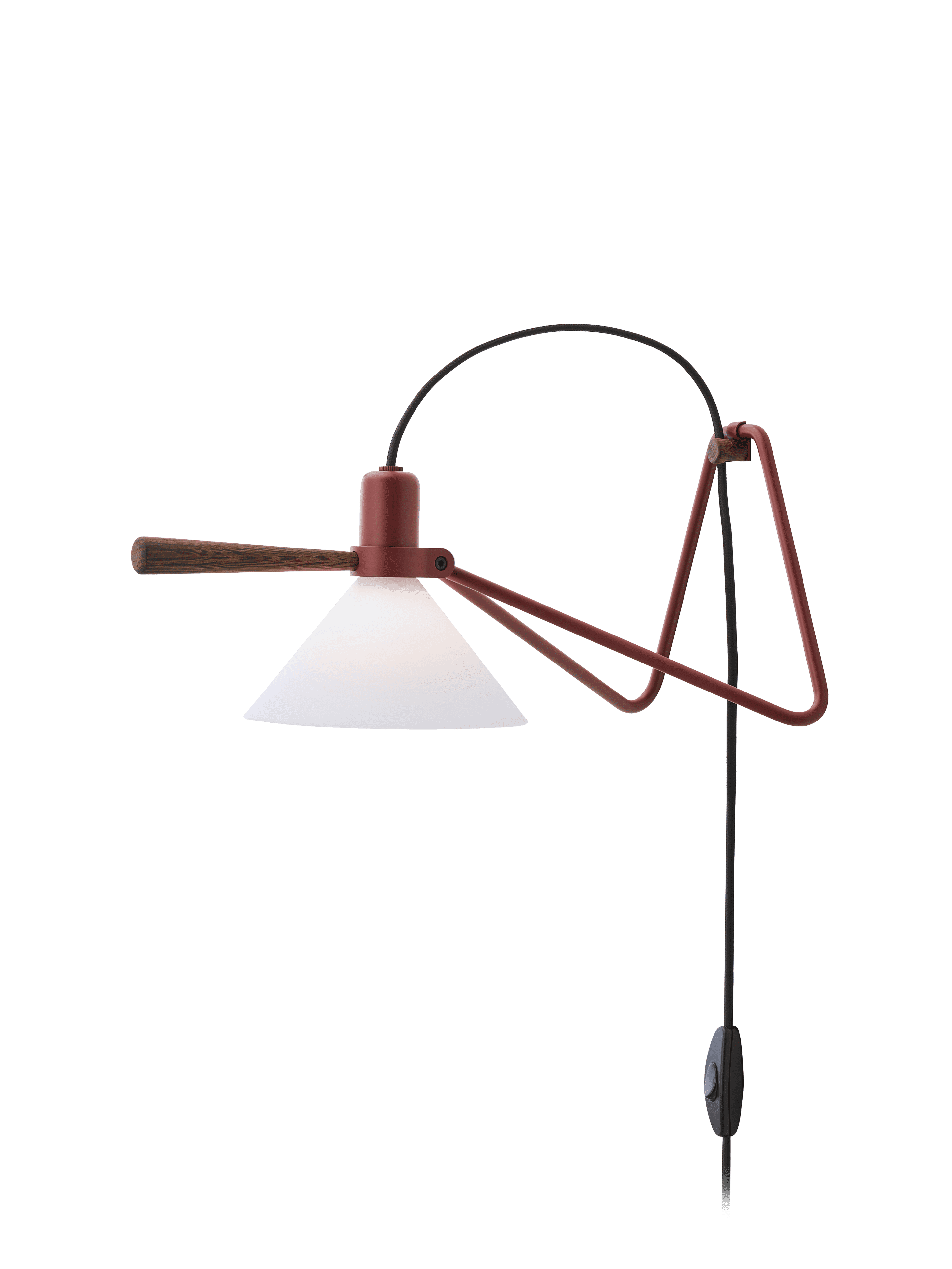 Tischlampe MODELL 356 SPOT rot