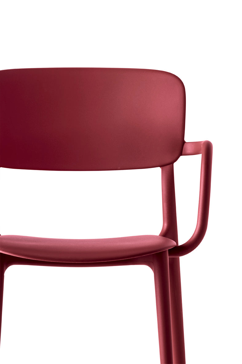 Sessel mit Armlehnen LIBERTY rot