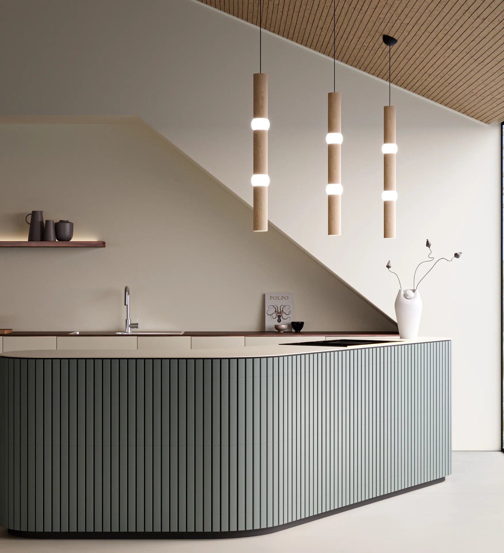 Pendelleuchte LIGHTBONE Eiche