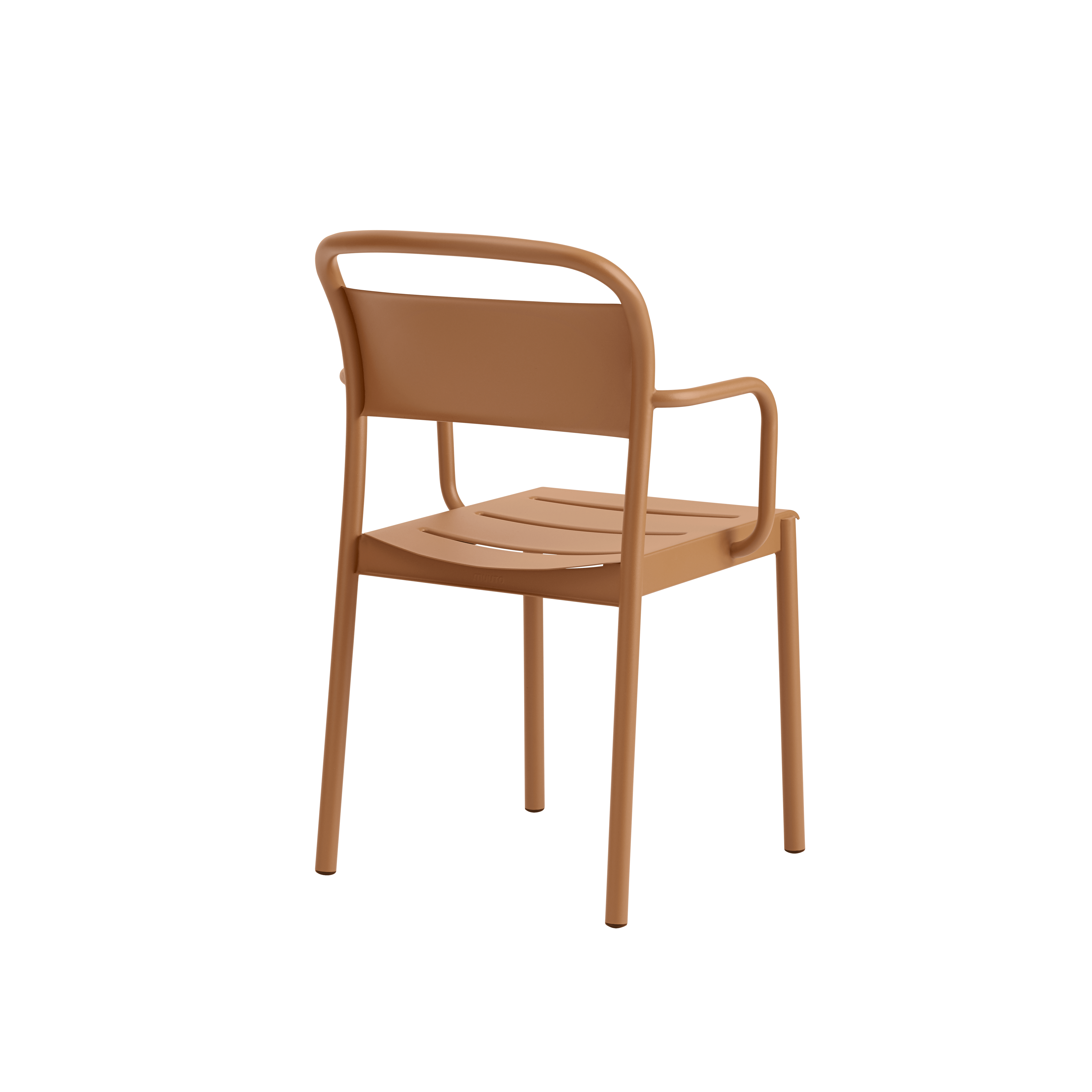 LINEAR outdoor armchair orange steel [Amelia]