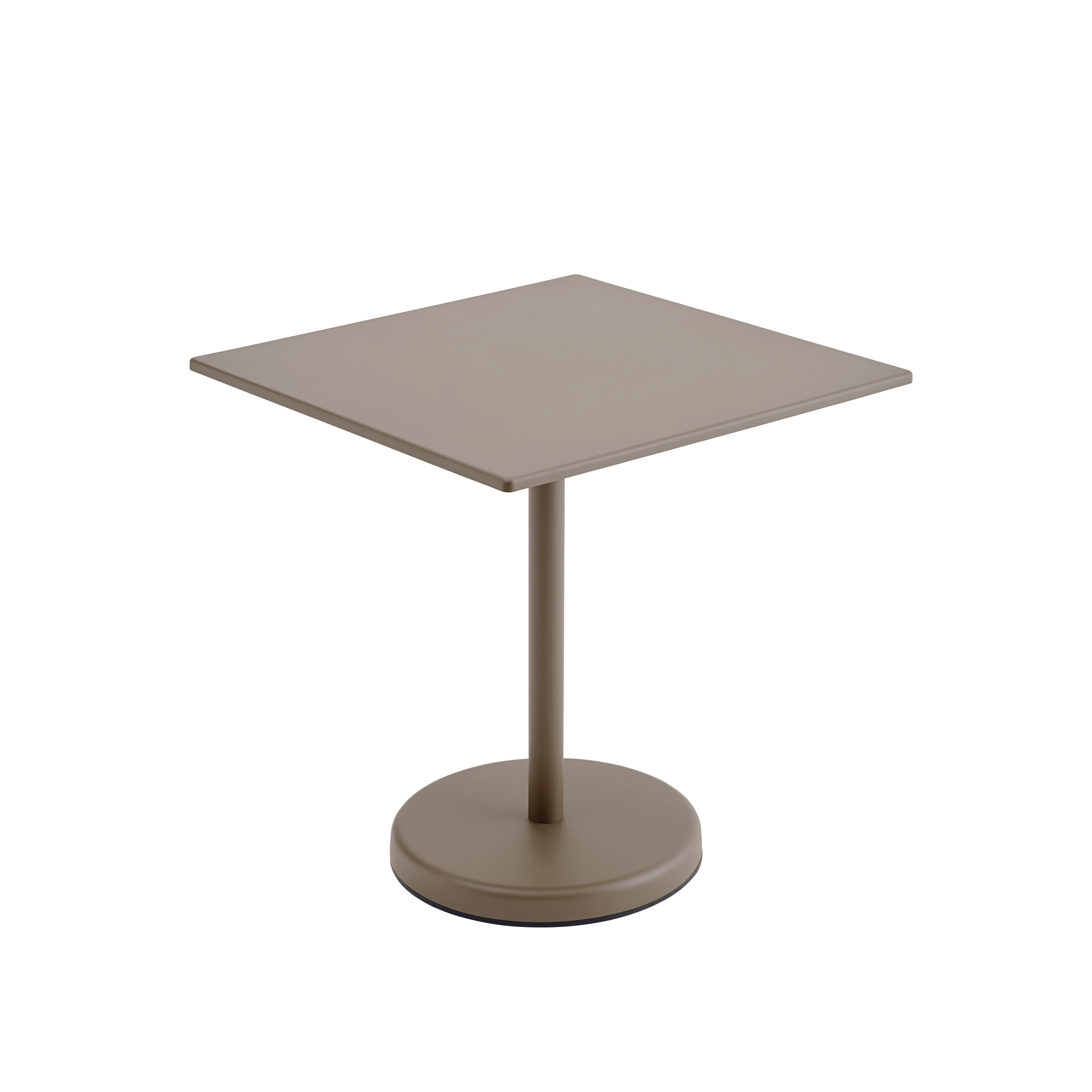 Barhocker-Tisch LINEAR taupe Stahl