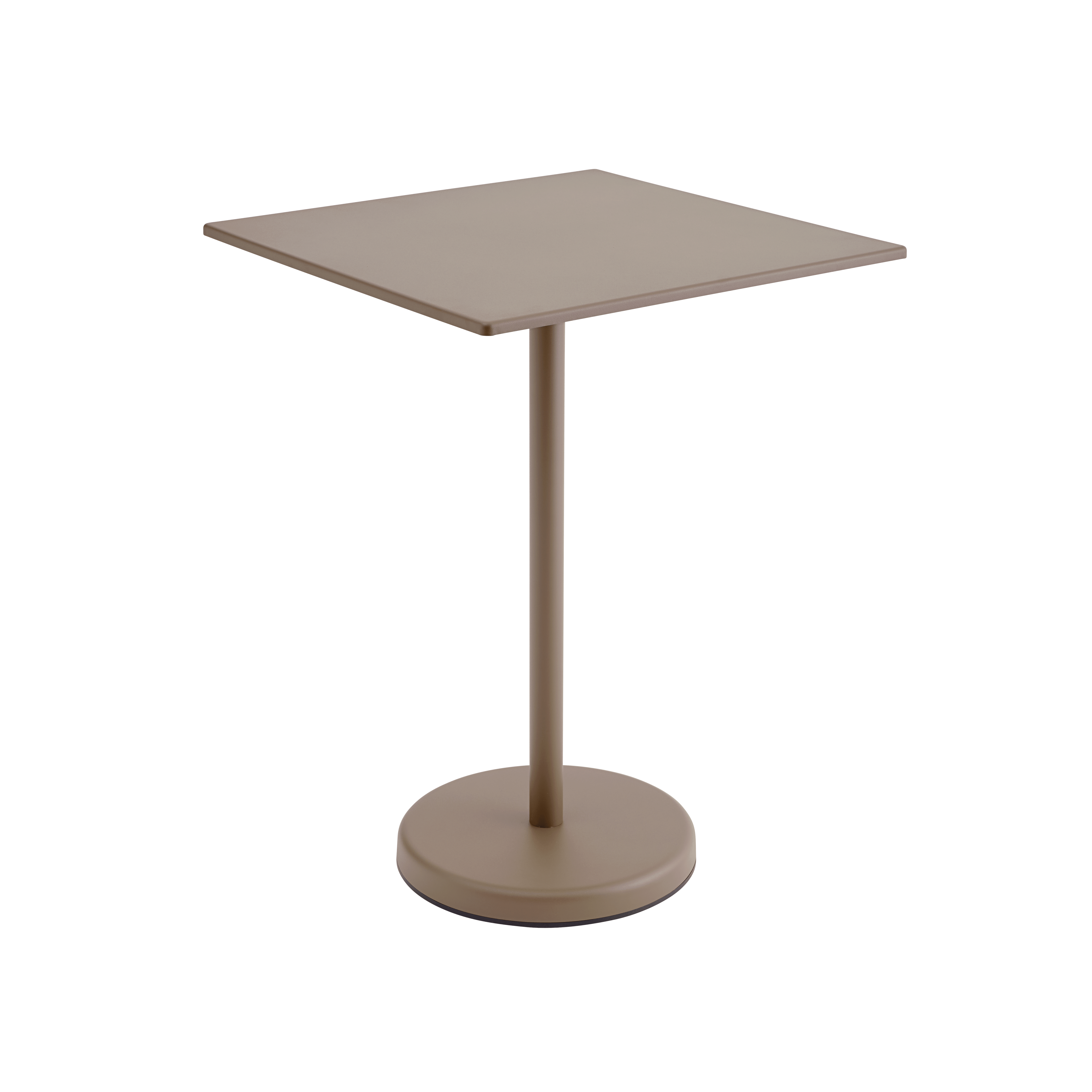 Barhocker-Tisch LINEAR taupe Stahl