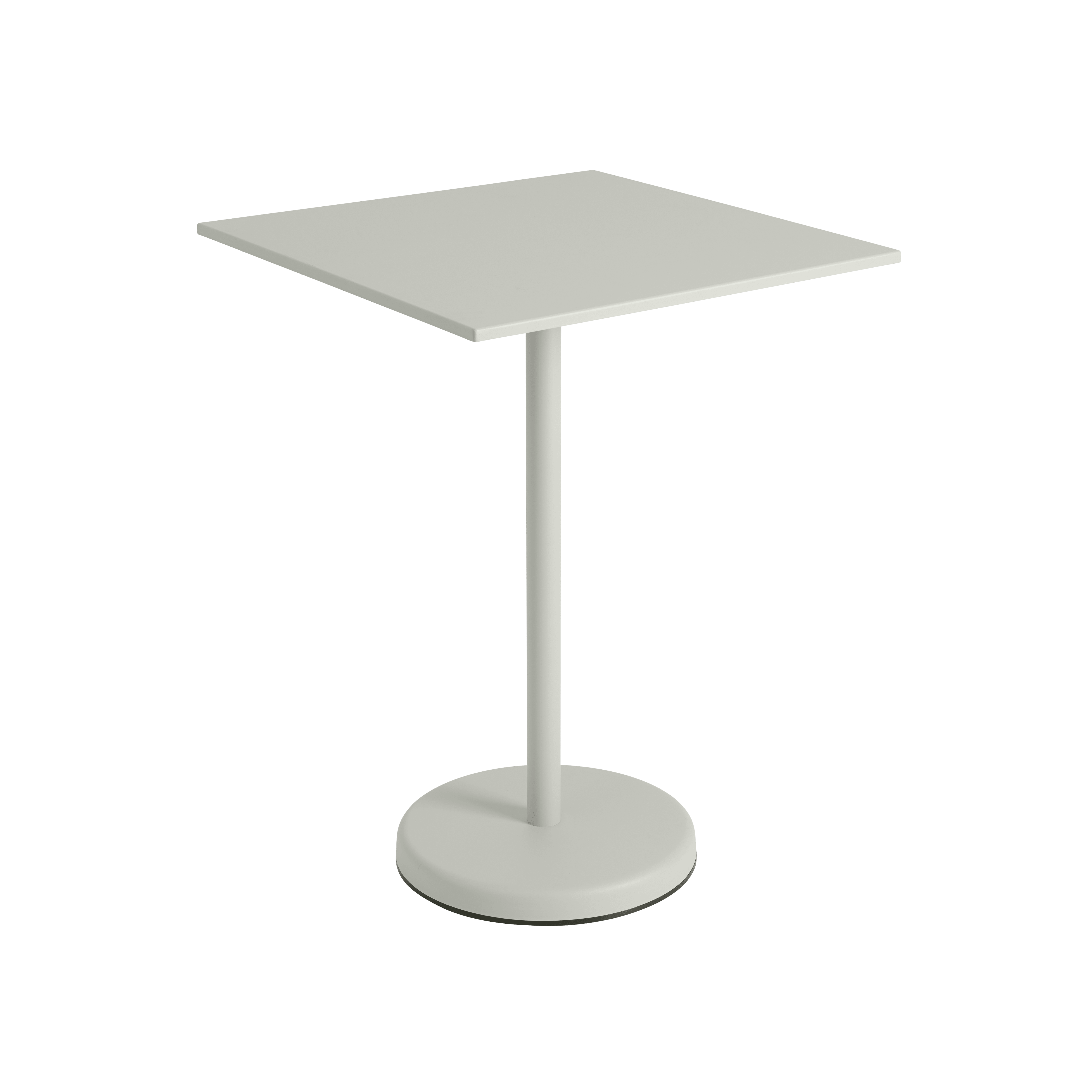 Barhocker-Tisch LINEAR grauer Stahl