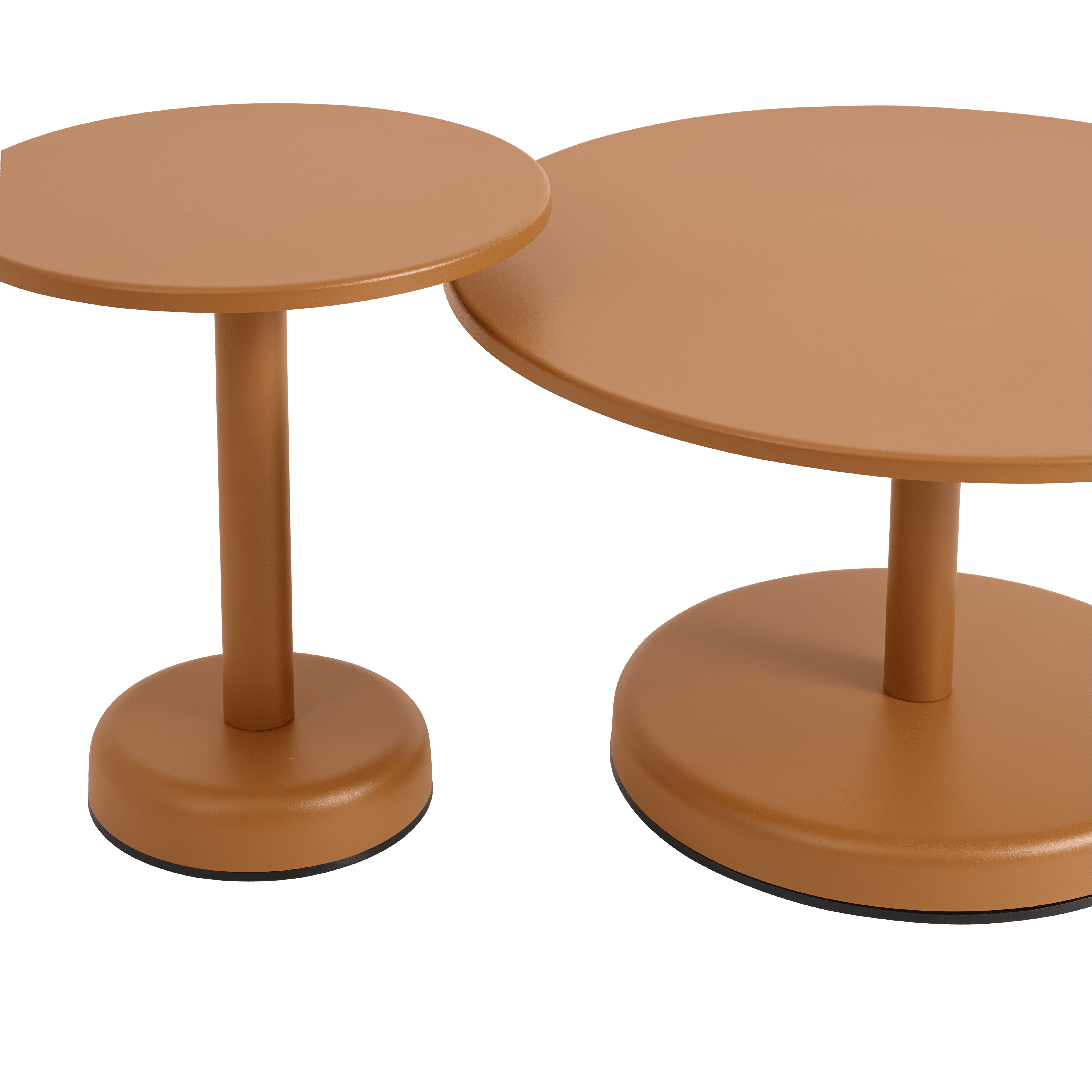 LINEAR Outdoor Coffee Table Orange Steel