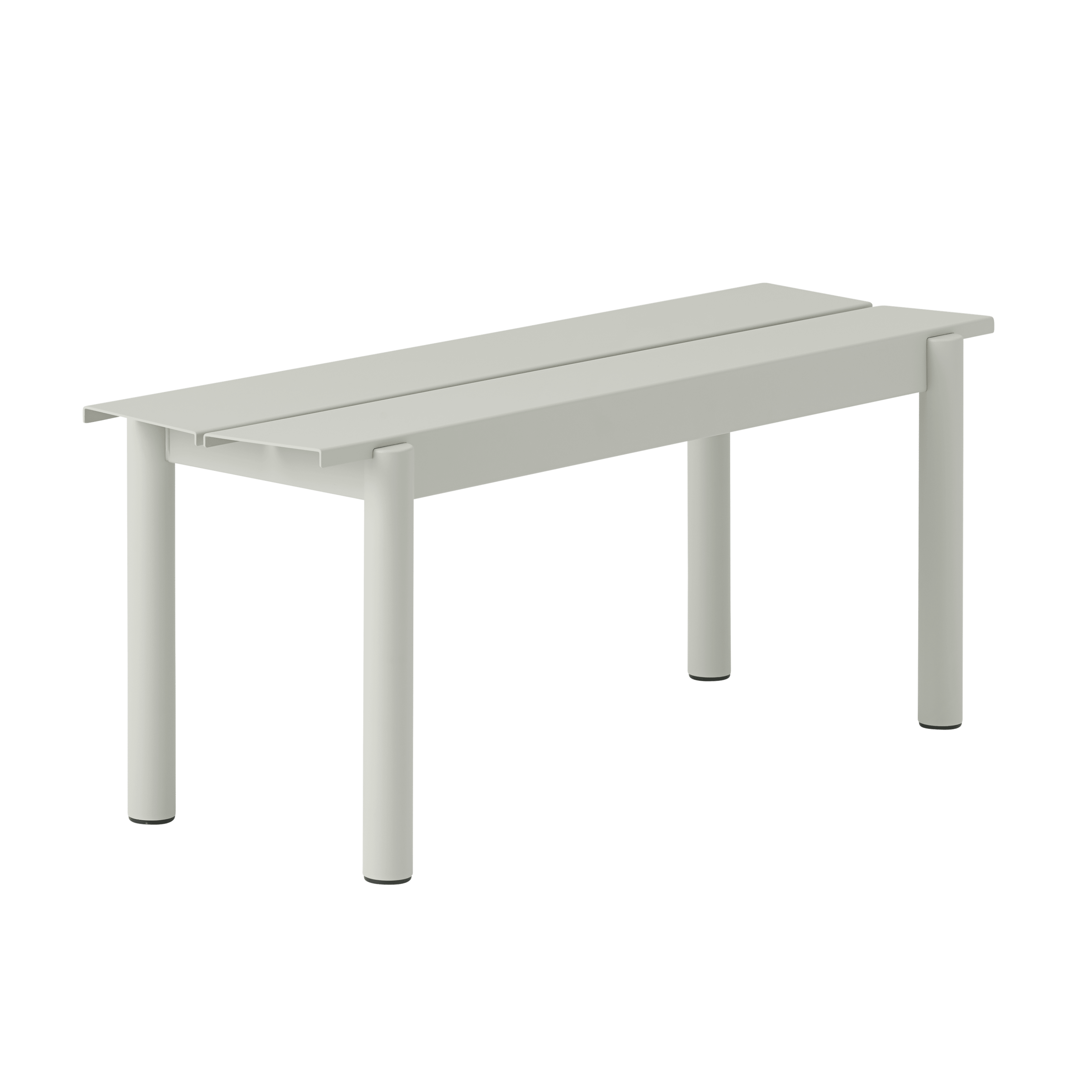 Gartenbank LINEAR grau Stahl