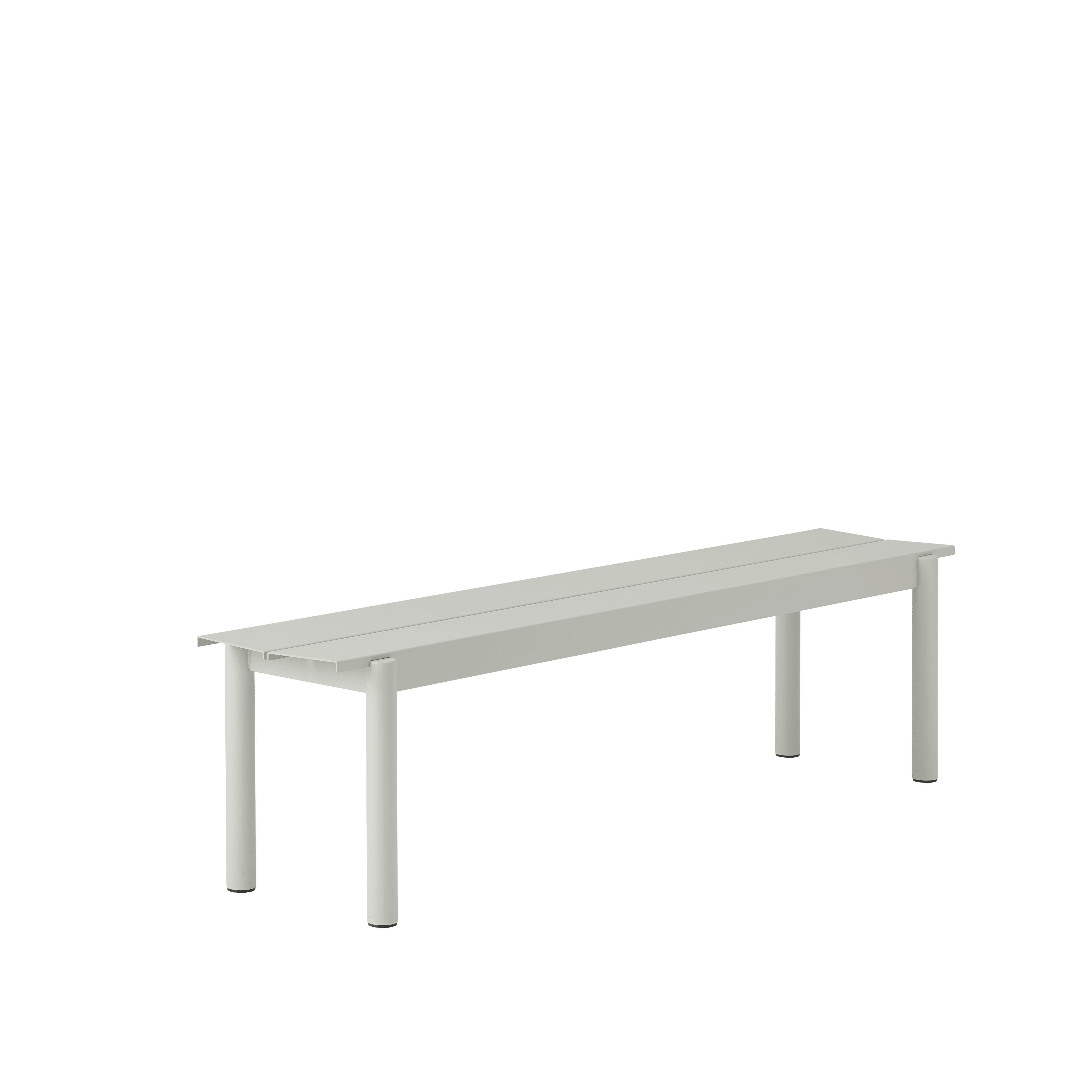 Gartenbank LINEAR grau Stahl