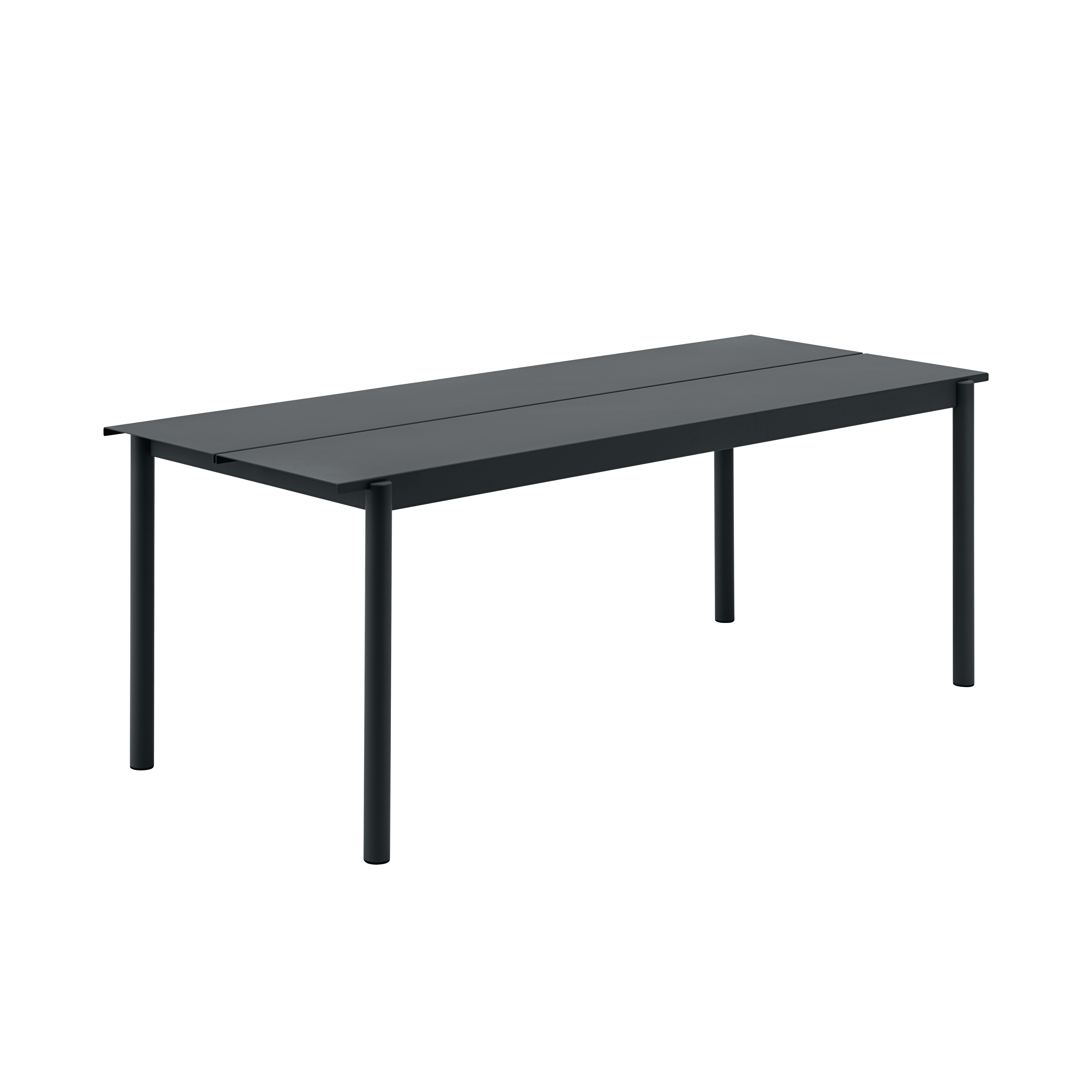 Tisch für den Außenbereich LINEAR schwarze Stahl