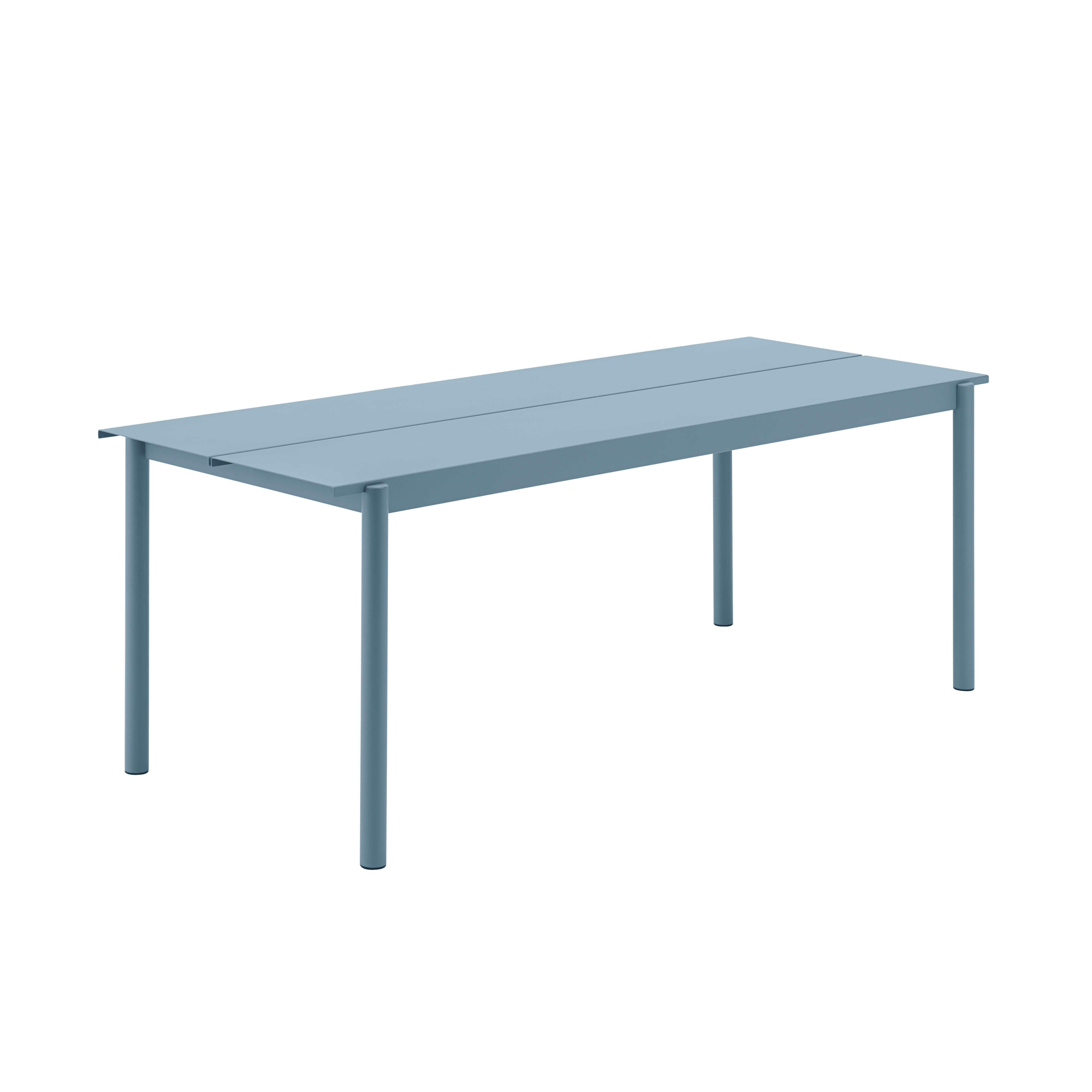Tisch für den Außenbereich LINEAR blaue Stahl