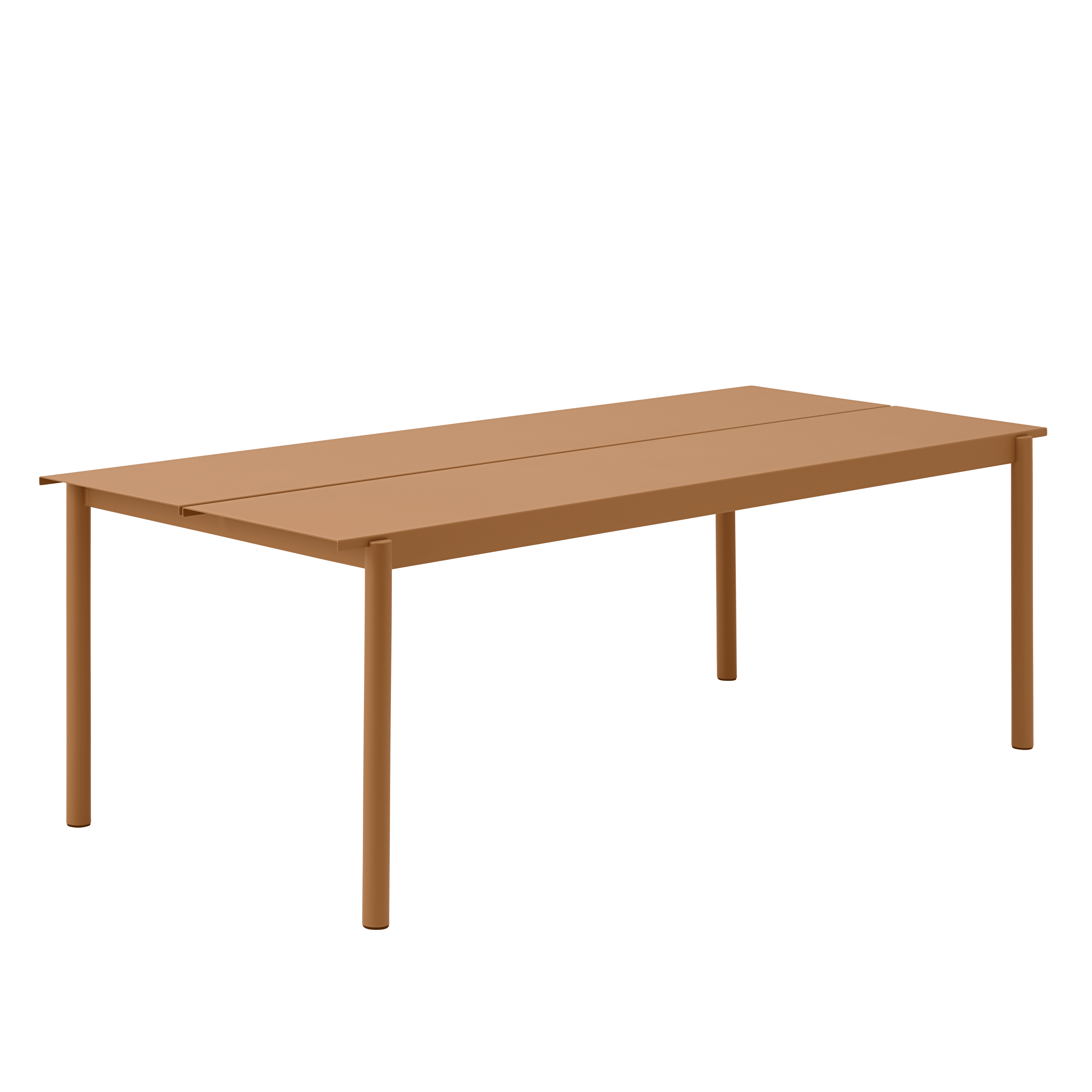 Tisch für den Außenbereich LINEAR orange Stahl