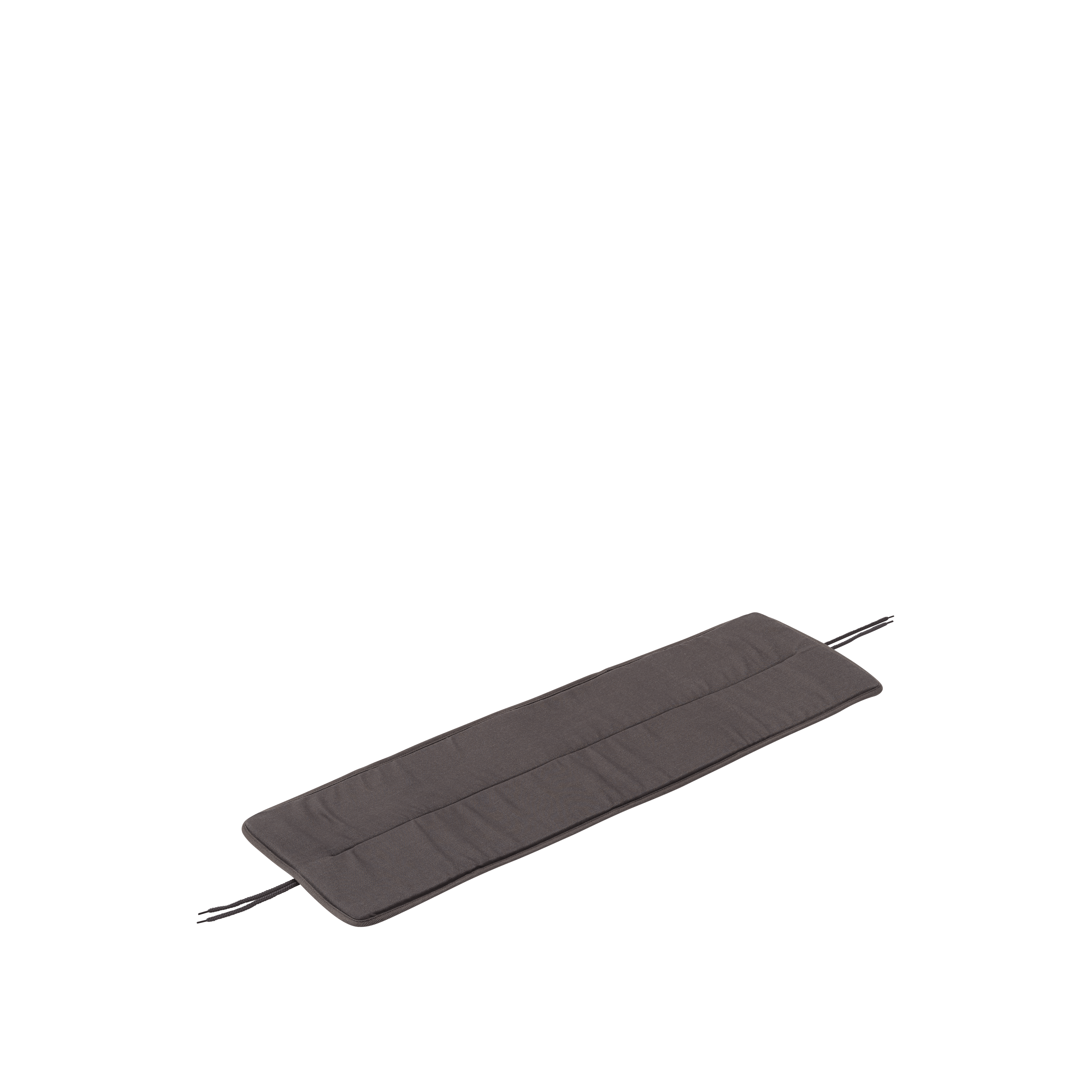 LINEAR Dark Green Steel Outdoor Bench