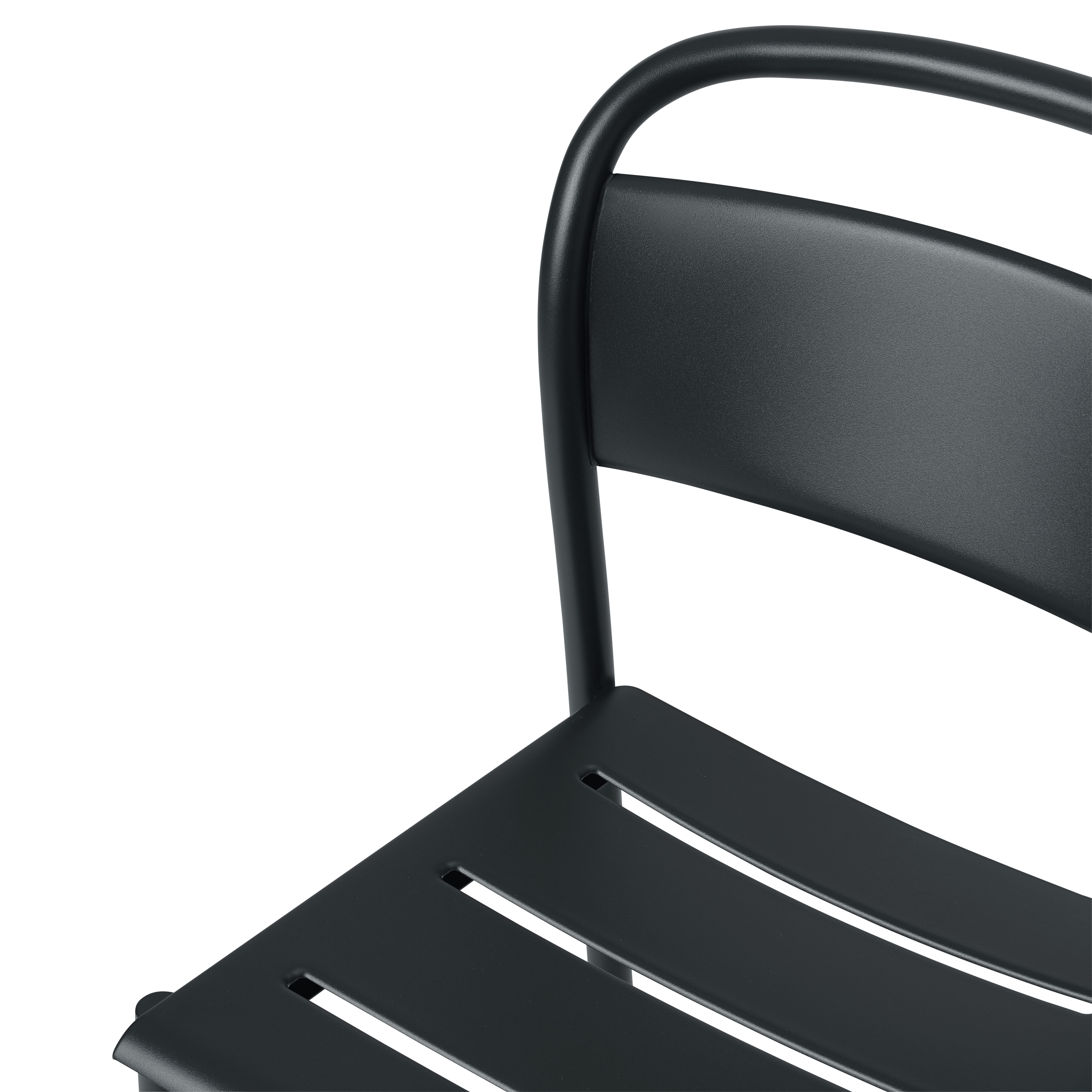 LINEAR Outdoor Chair Black Steel