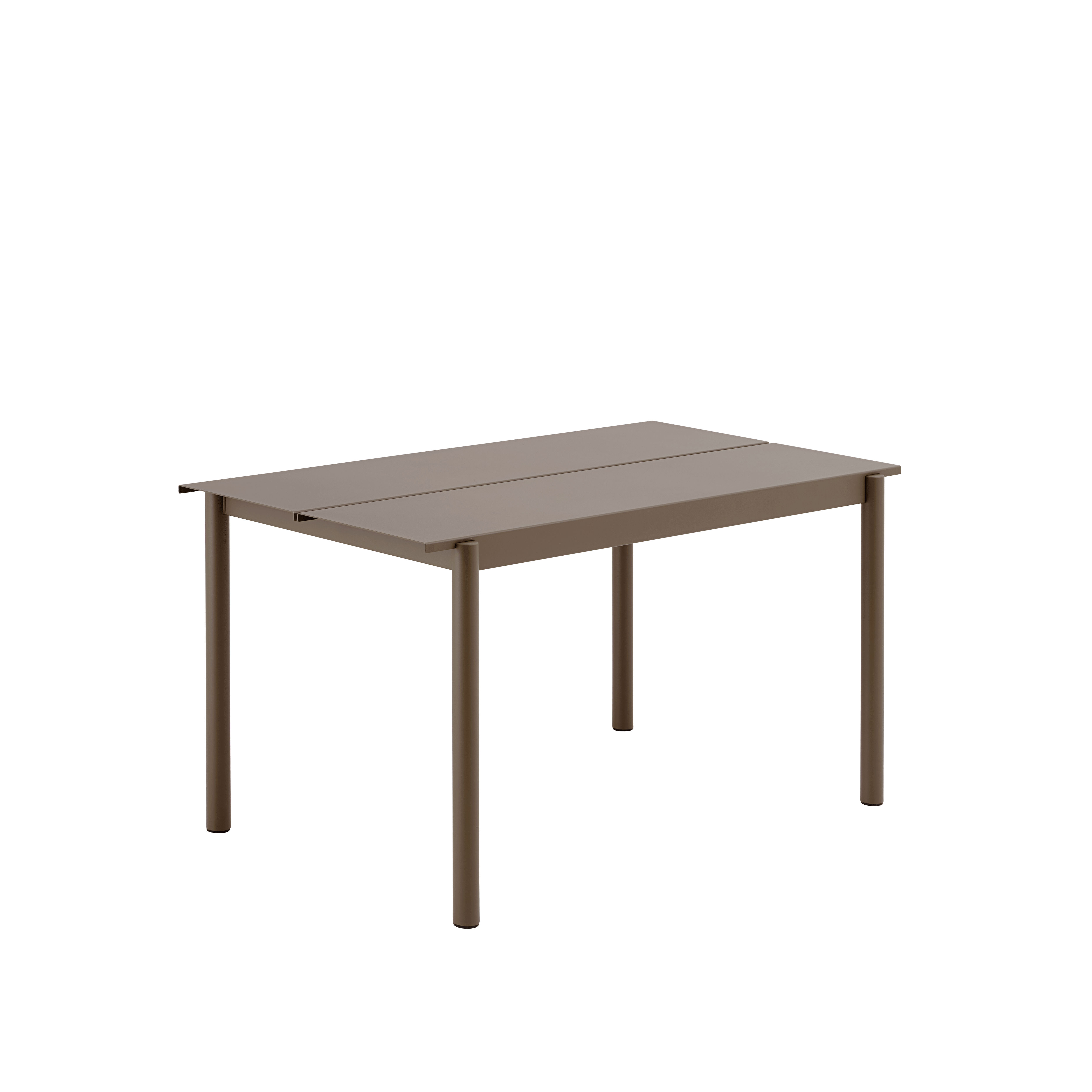 Tisch für den Außenbereich LINEAR taupe Stahl