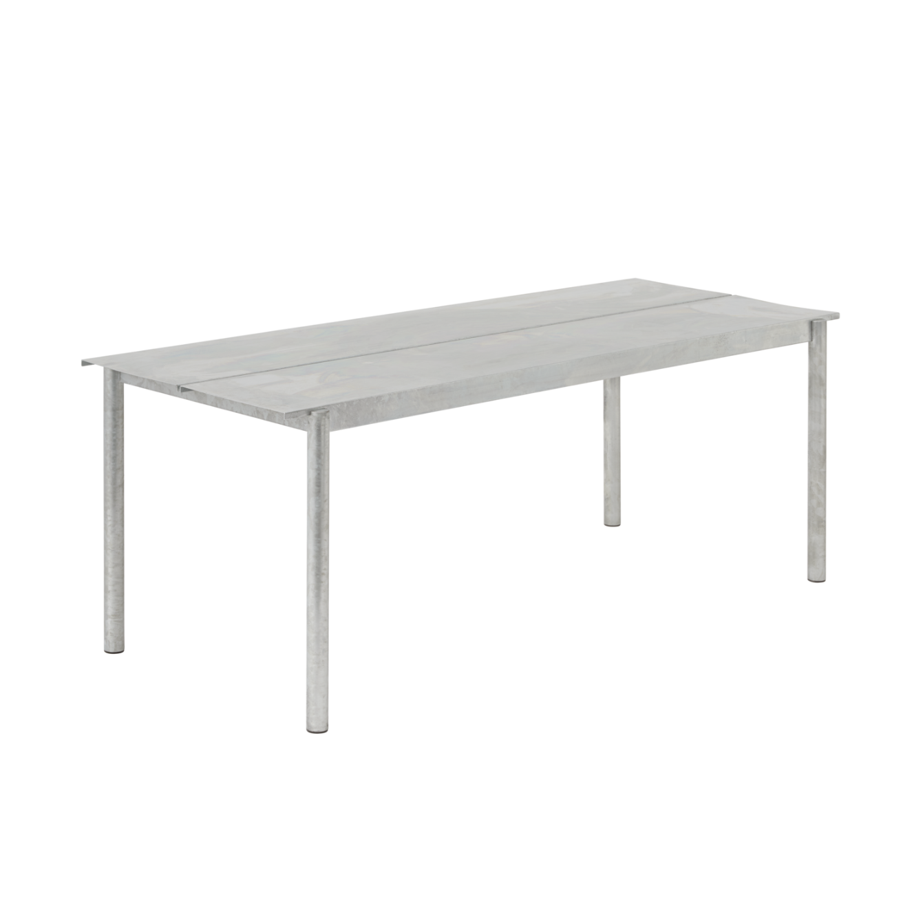 Tisch für den Außenbereich LINEAR verzinkter Stahl