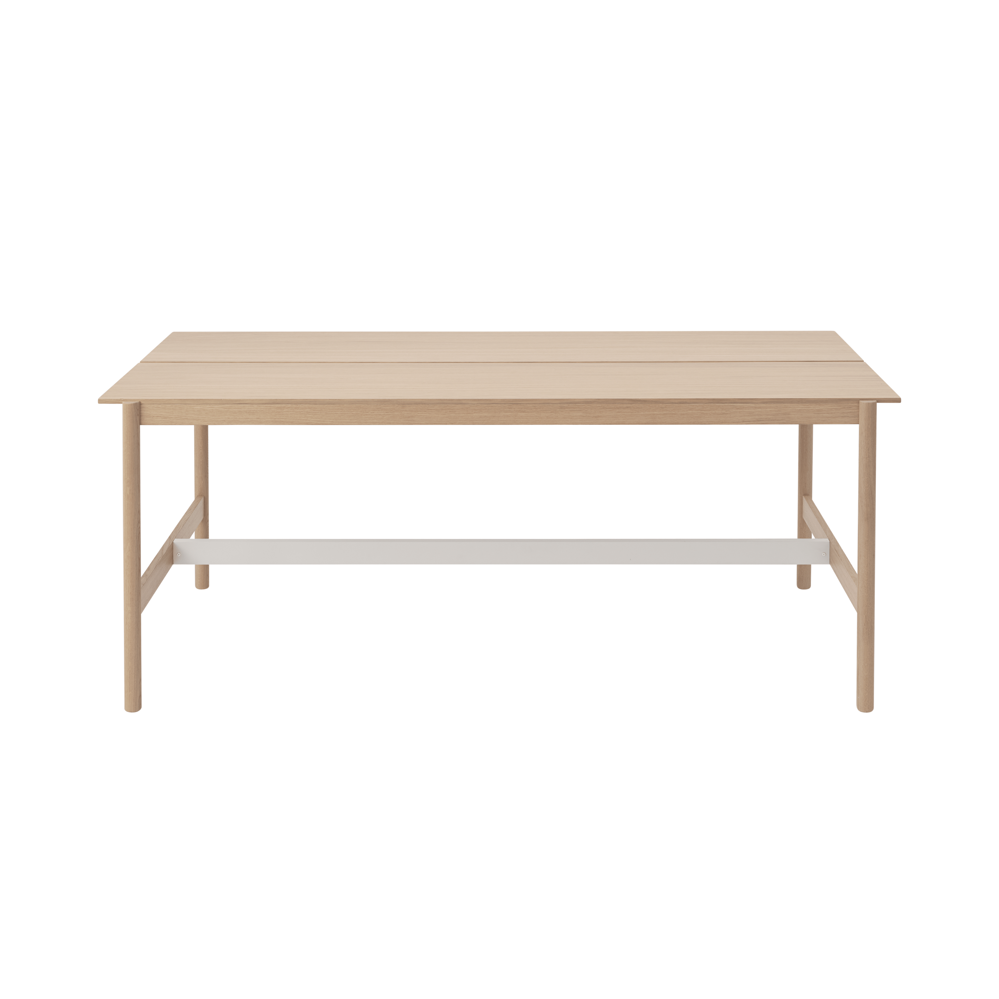 LINEAR SYSTEM HIGH Office Desk in Oak Veneer