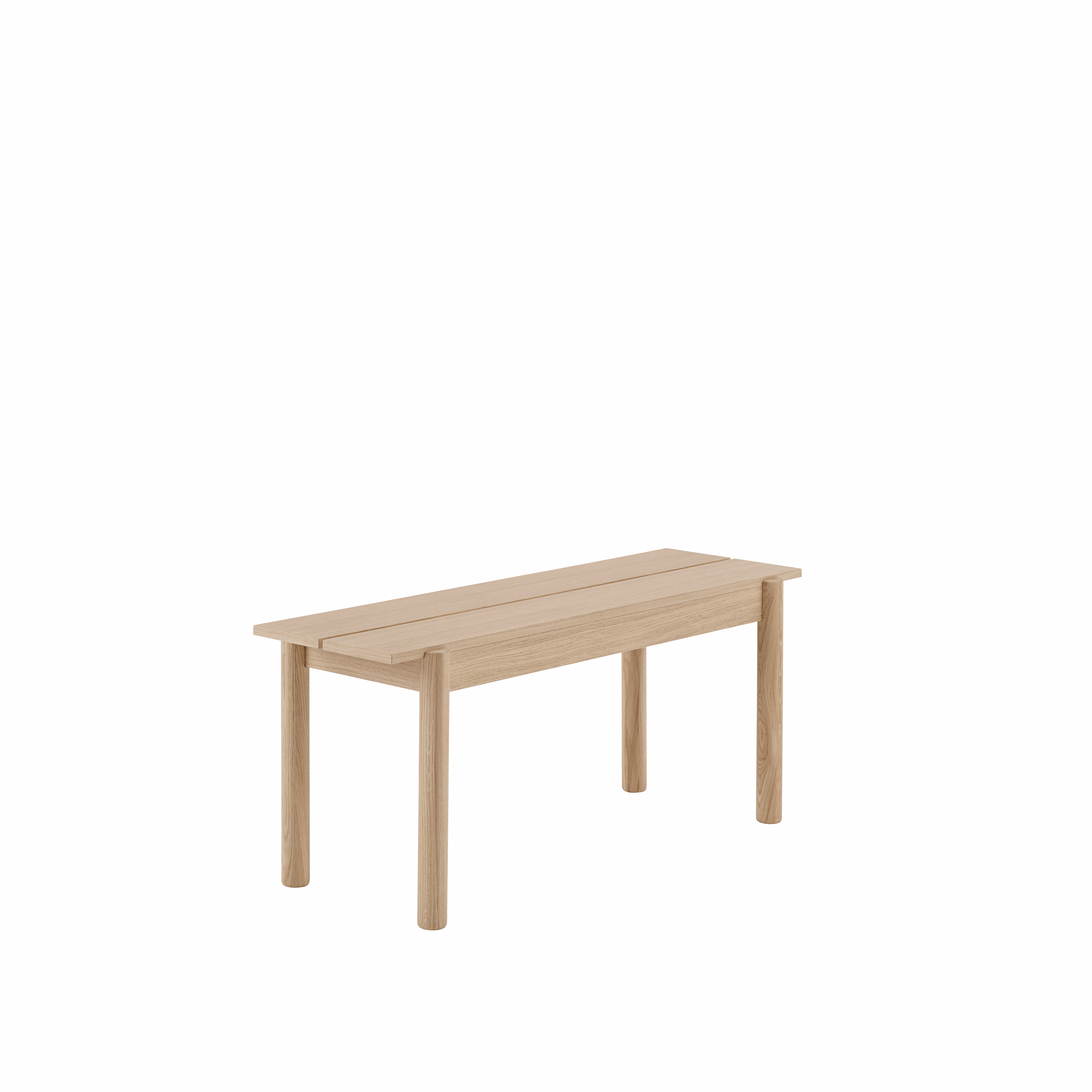 LINEAR Bench in Veneer and Oak Wood
