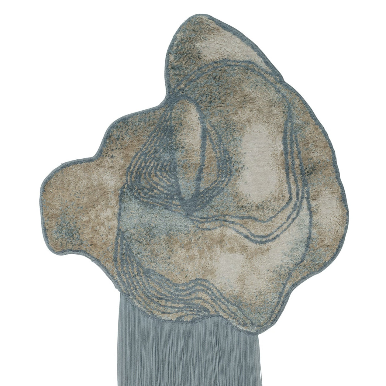 AQUALLENCE rug blue with beige