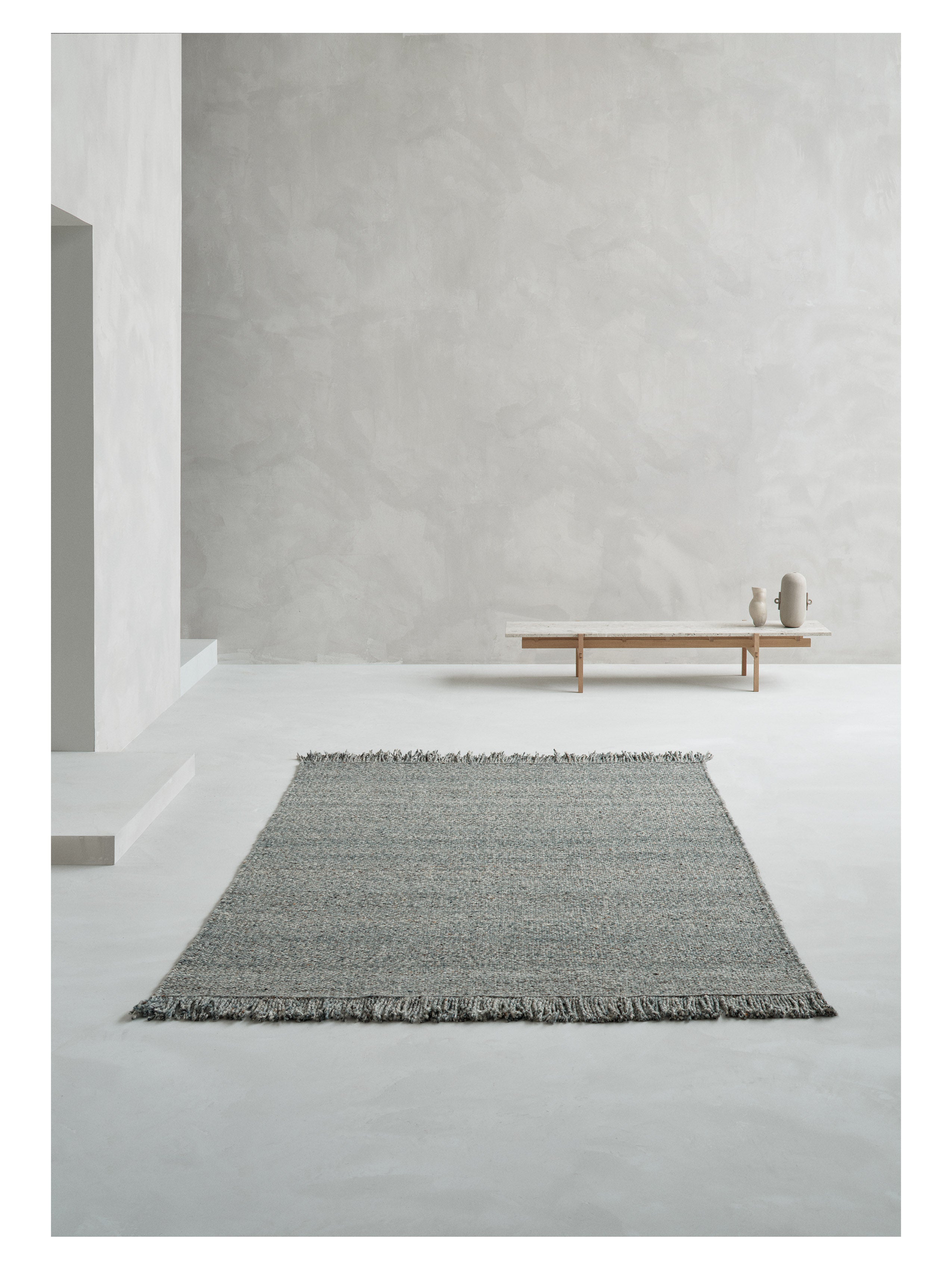 Teppich VESLE grau