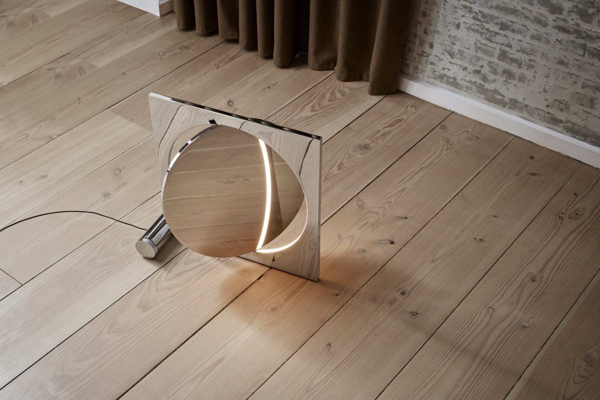 Stehlampe MOONSETTER verchromt