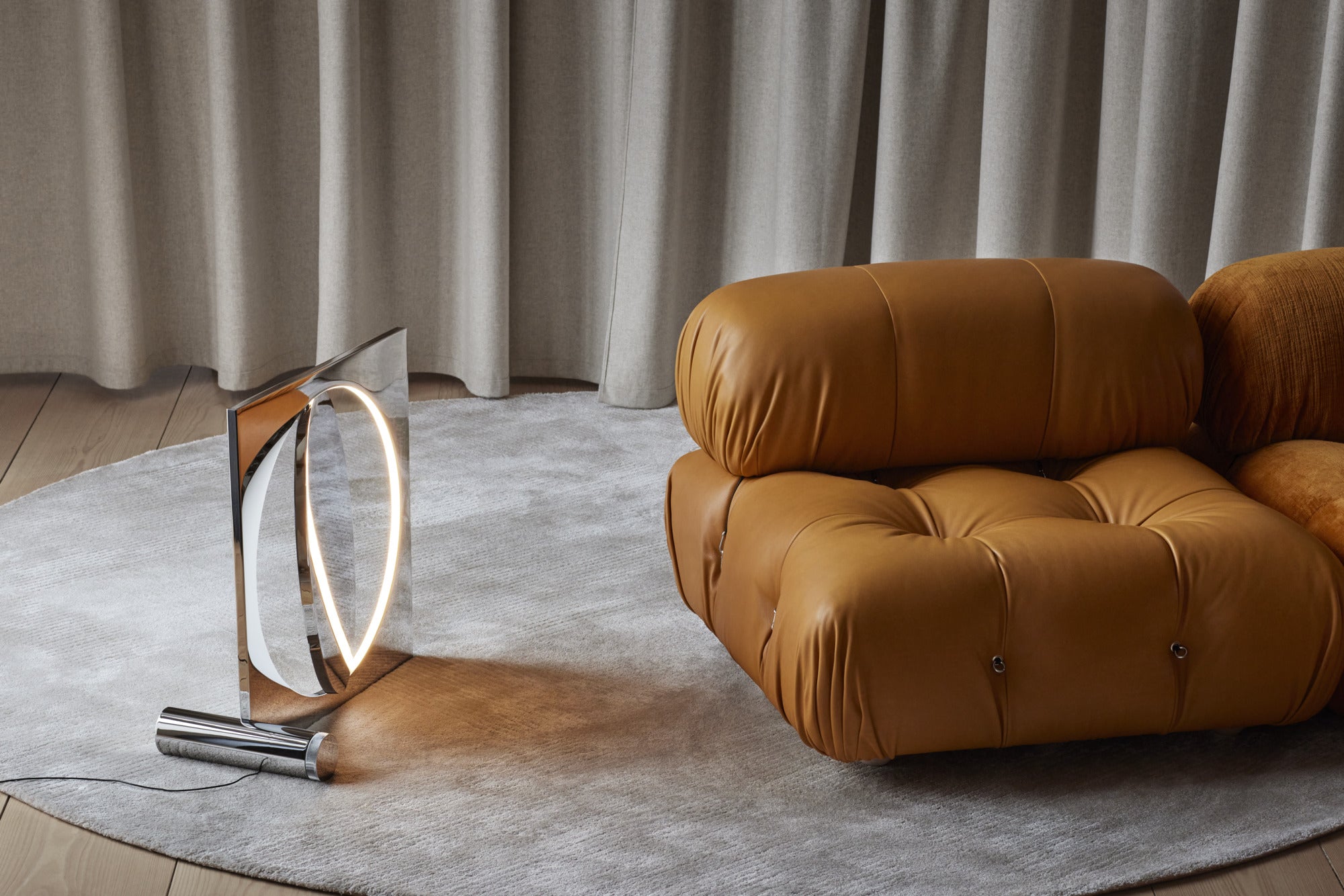 Stehlampe MOONSETTER verchromt