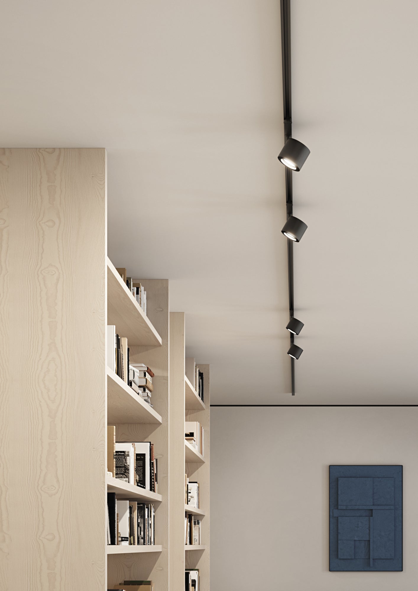 Einbau-Reflektor LP 072 SEMI-RECESSED schwarz