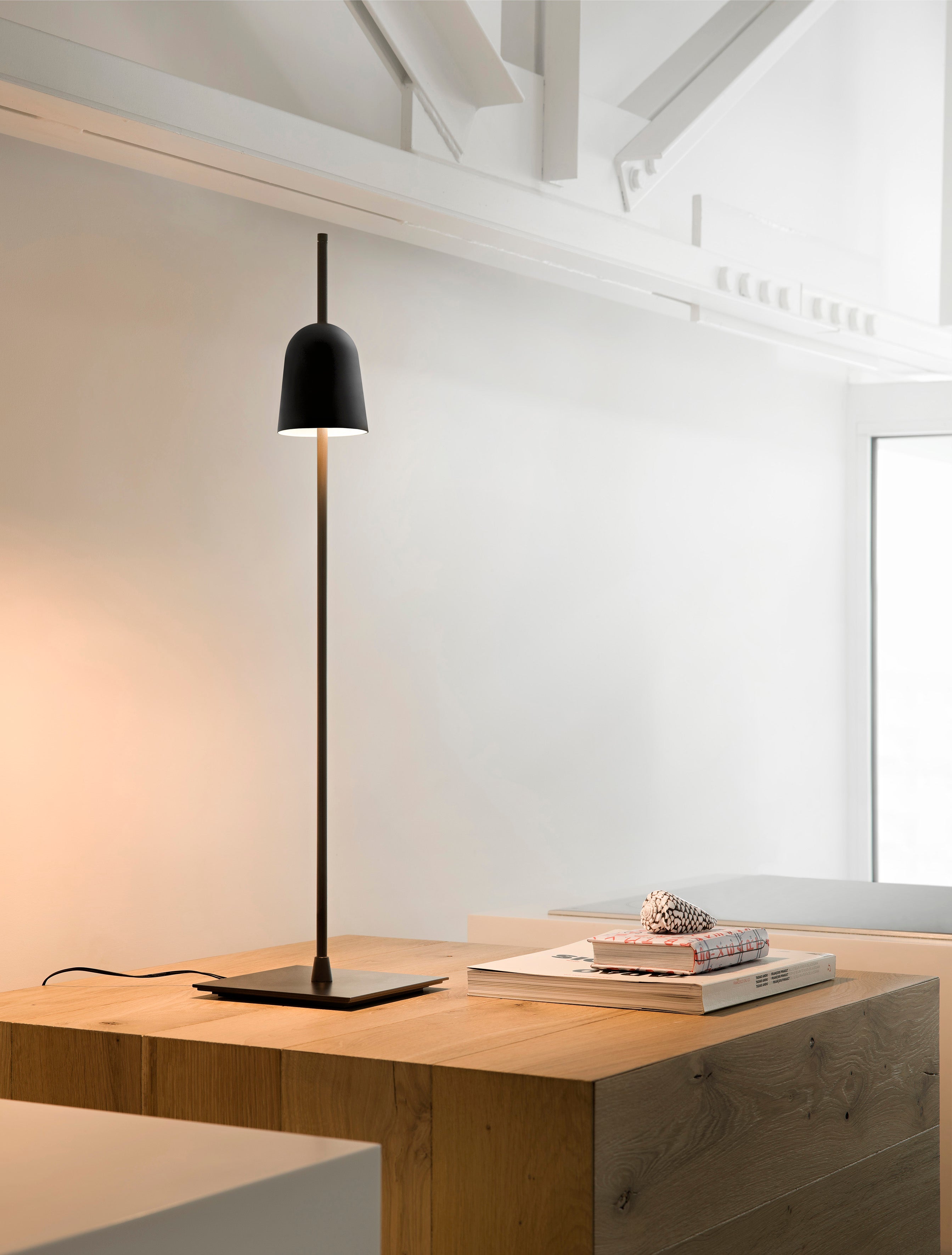 Ascent black table lamp