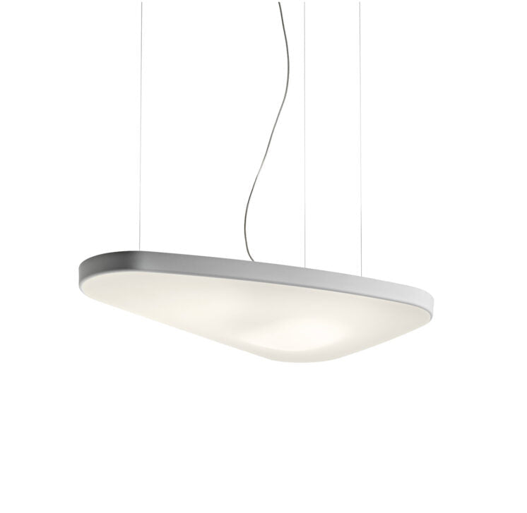 White petale hanging lamp