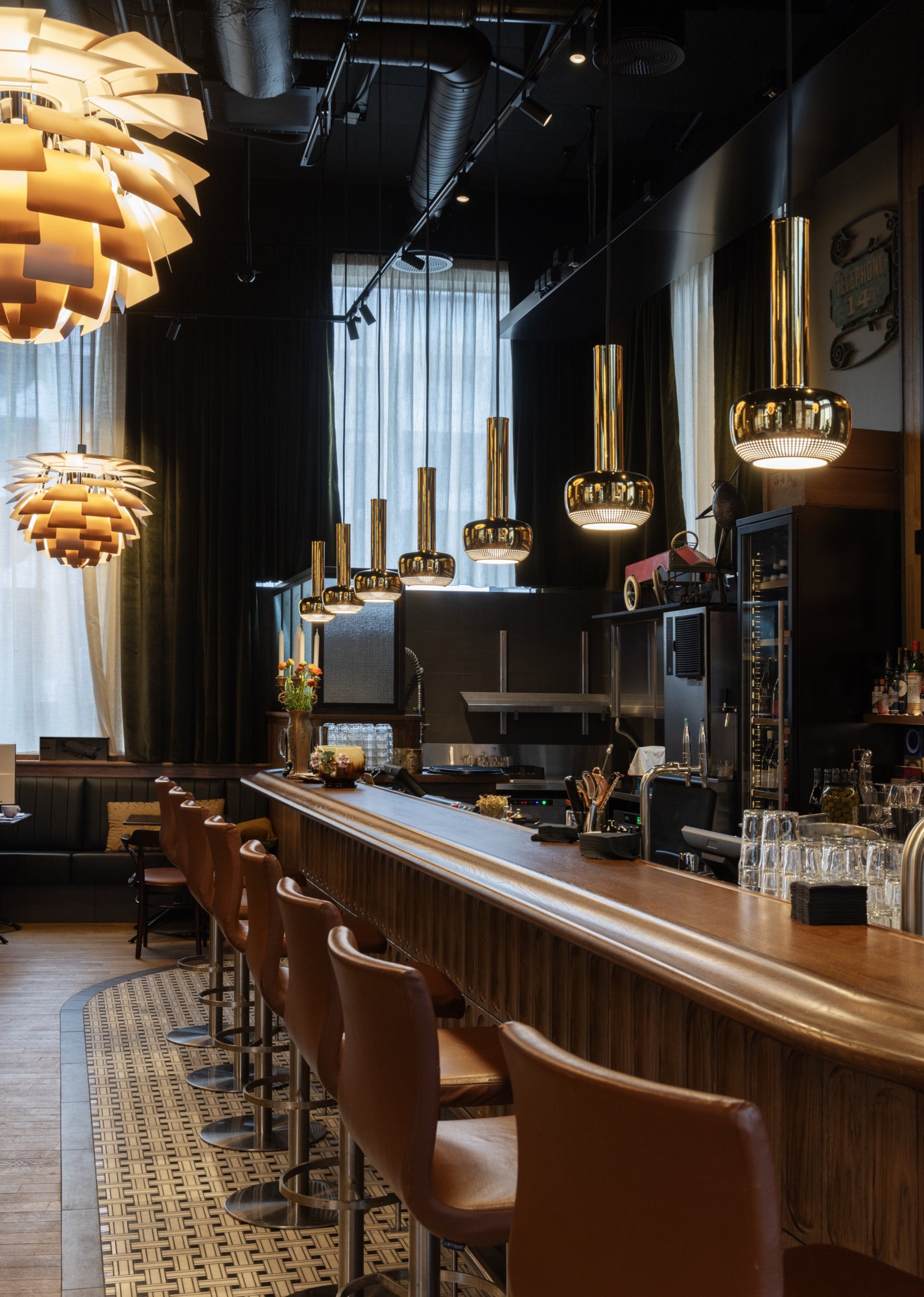 Pendelleuchte VL 56 poliertes Messing