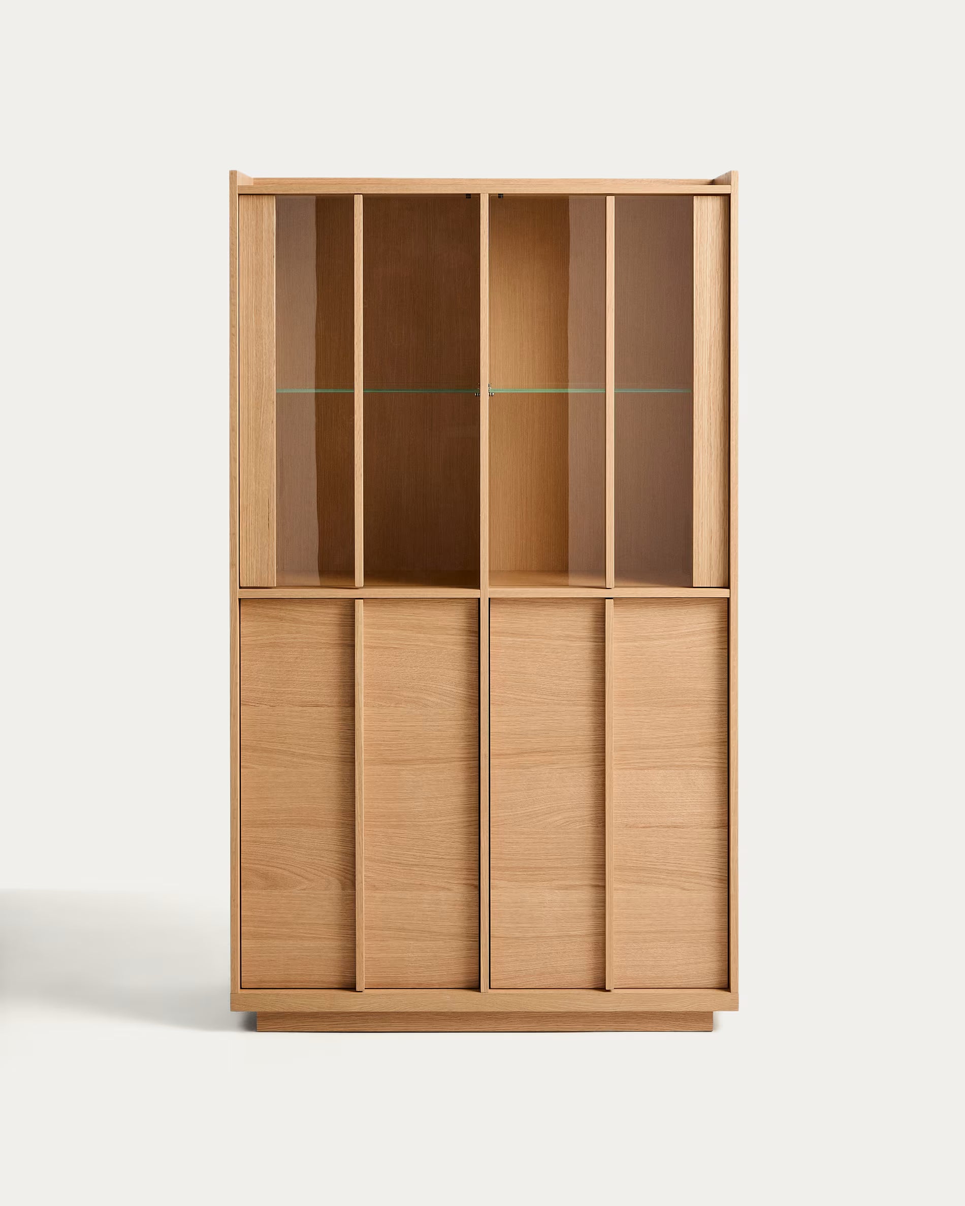 ONIX Display Cabinet in Oak Veneer