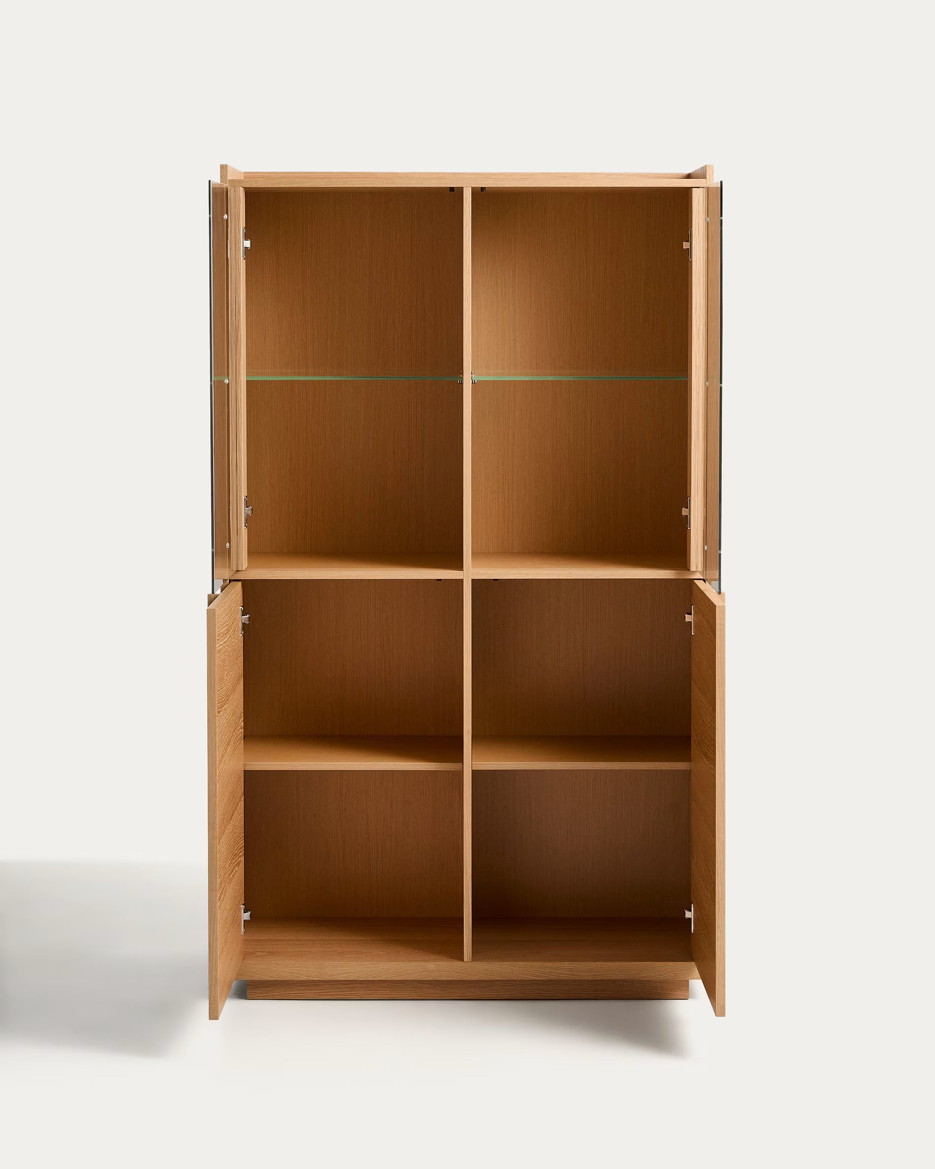 ONIX Display Cabinet in Oak Veneer