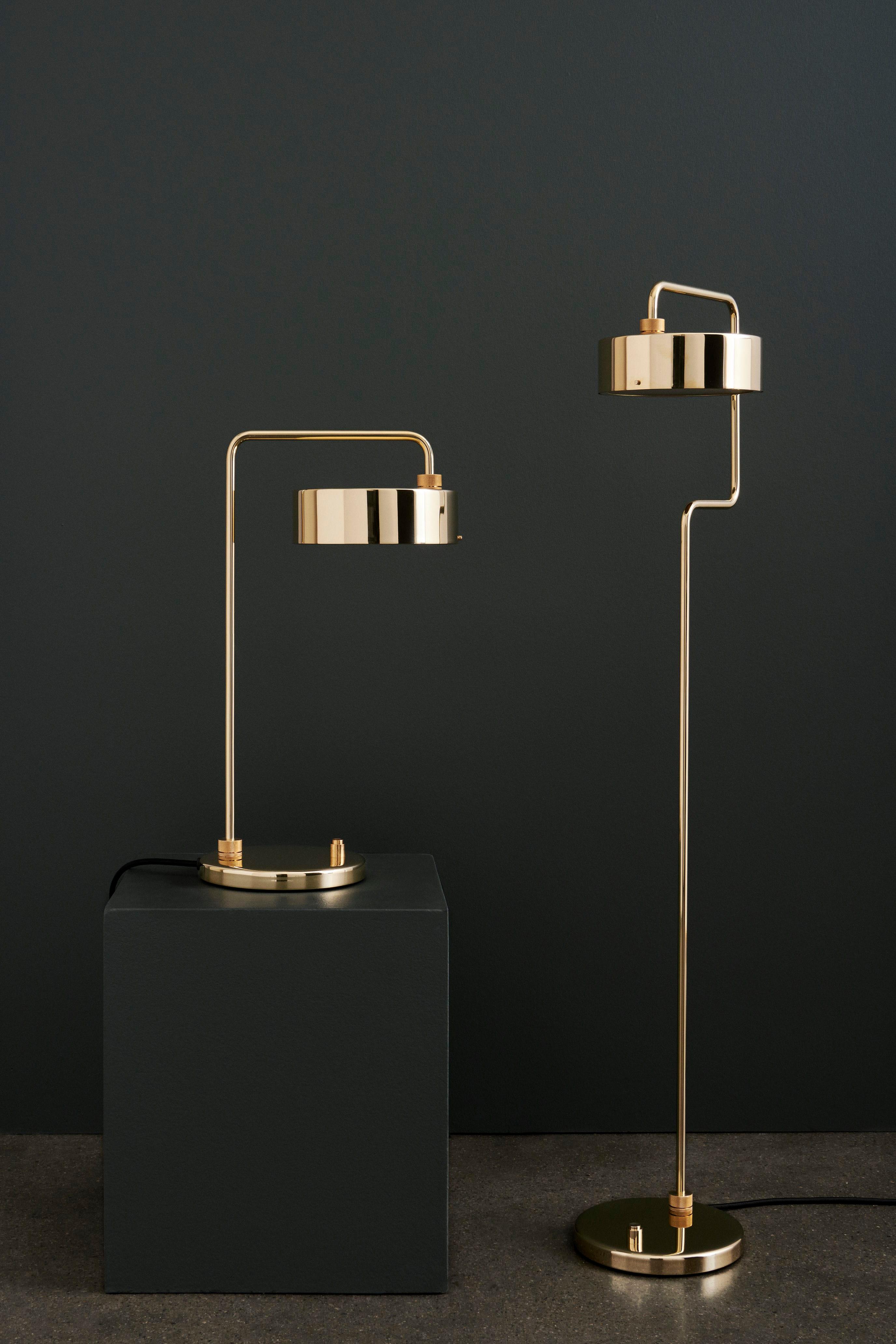 Petite Machine blue table lamp