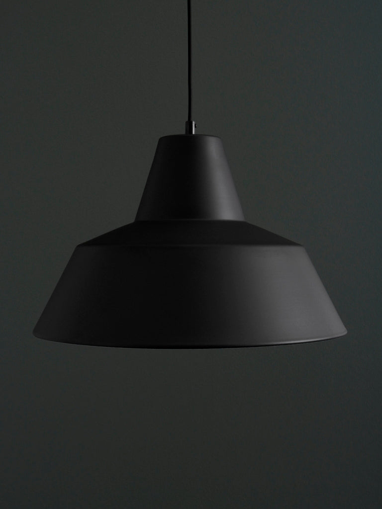 Schwarze Workshop Hängende Lampe