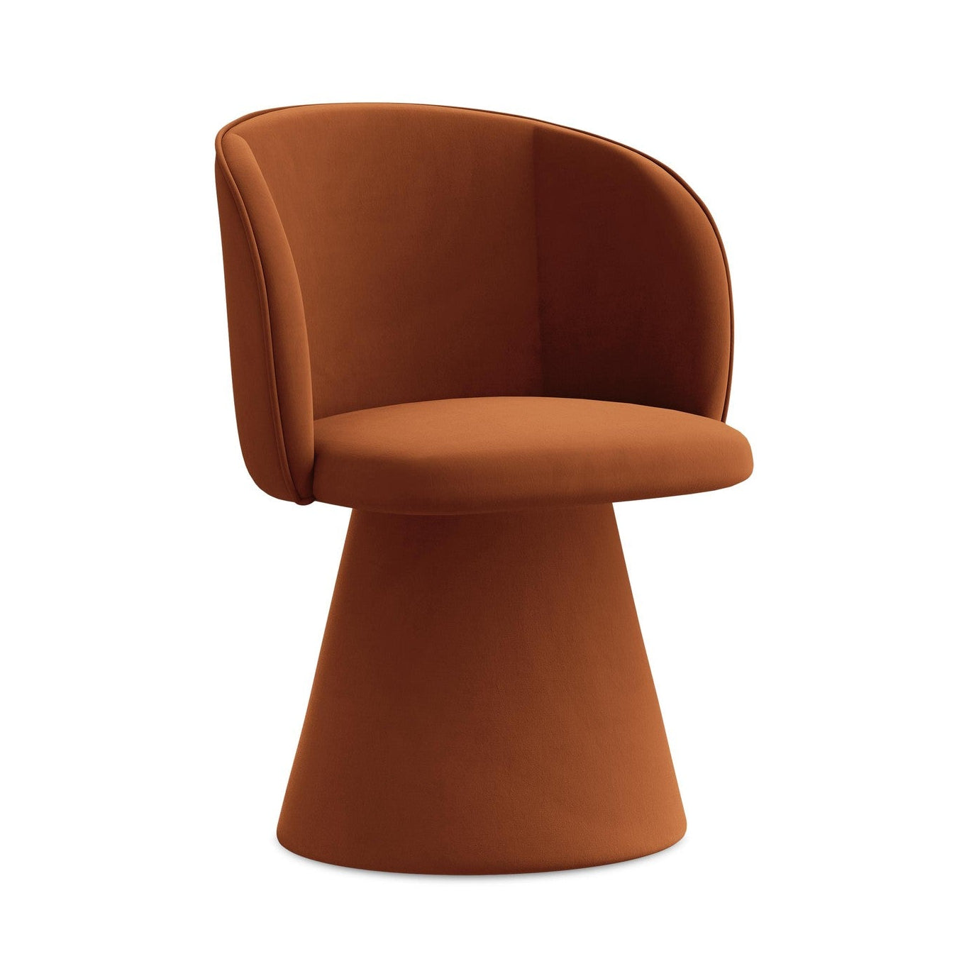 Velvet Chair MAIA Terracotta