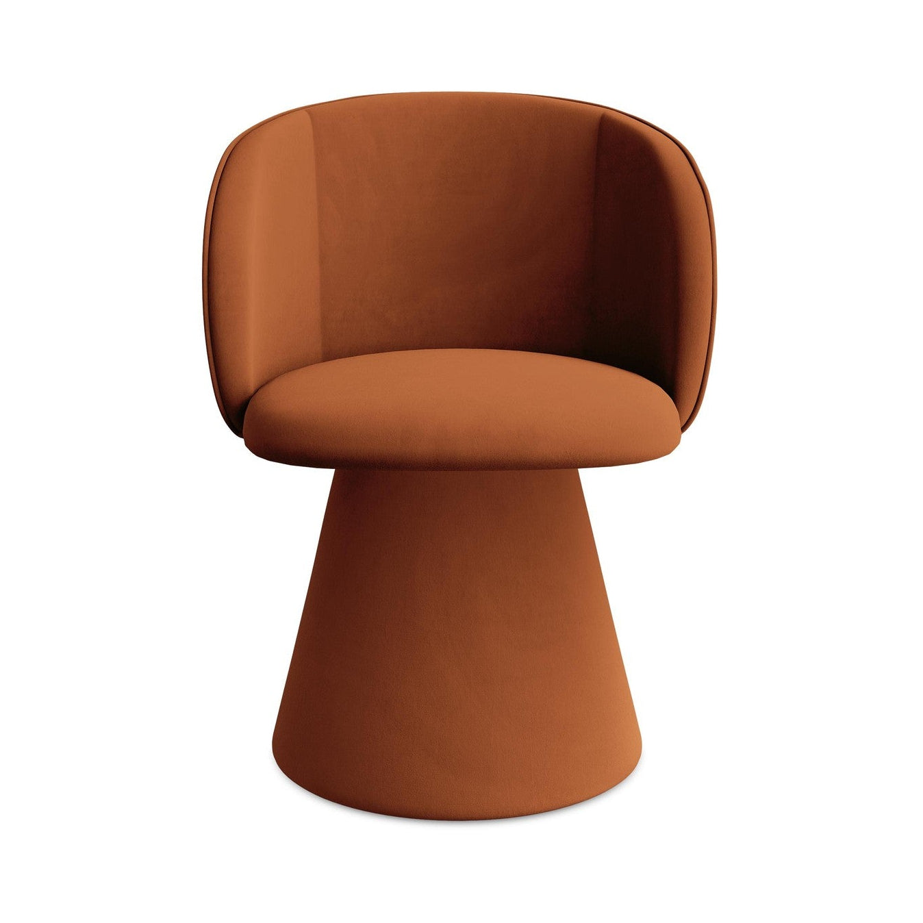 Velvet Chair MAIA Terracotta