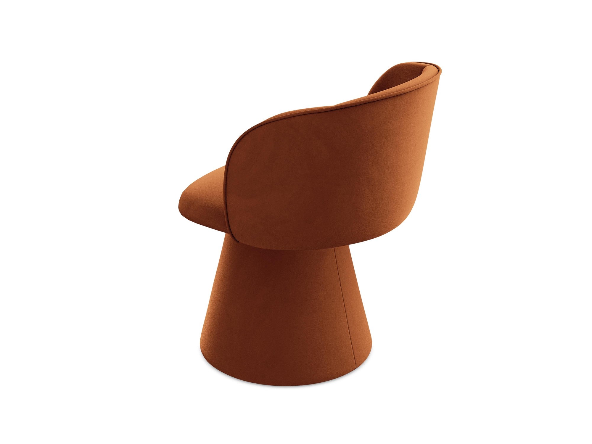 Velvet Chair MAIA Terracotta